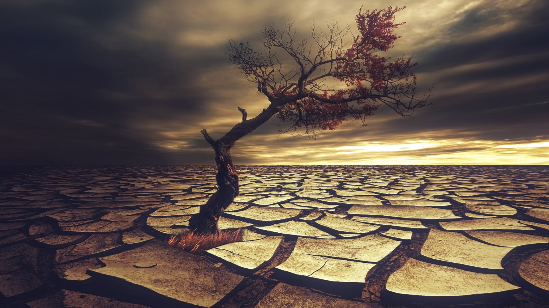 digital art, Nikos Bantouvakis, 1080P, sky, landscape, nature, clouds, filter, 500px, HD Wallpaper
