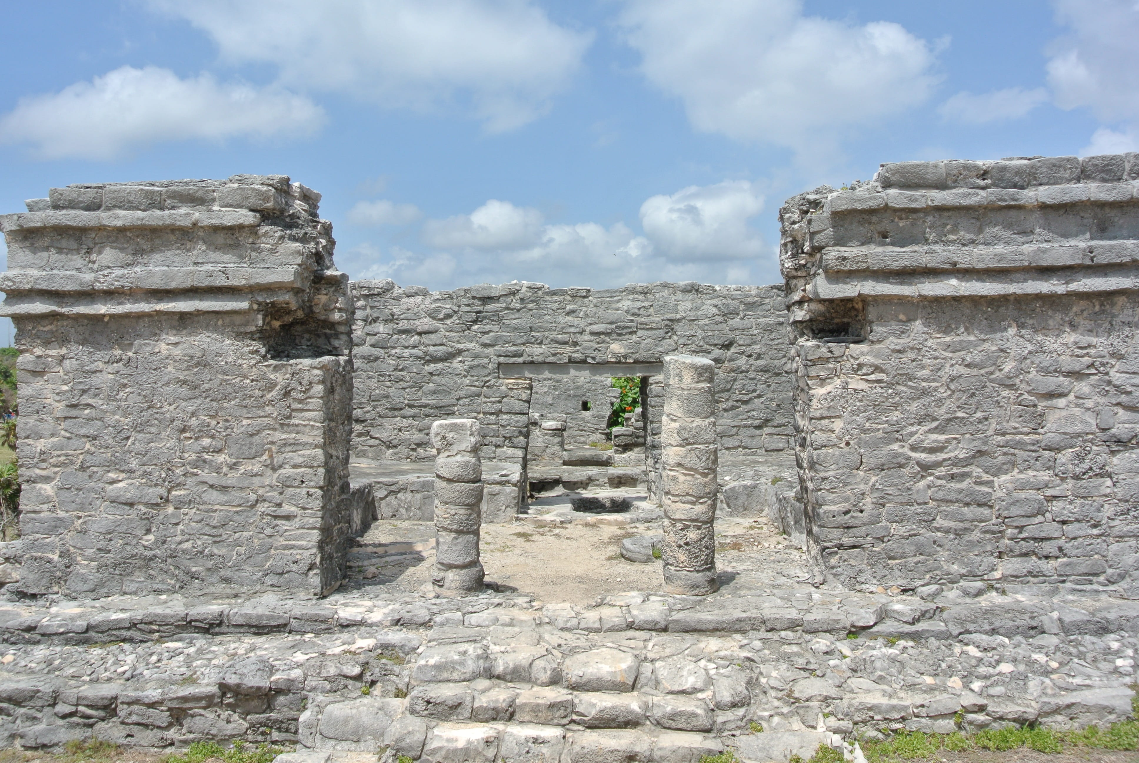 building exterior, artifacts, architecture, ancient history, Archaeology, mexico, travel, no people, tulum, weathered, travel Locations, architecture And Buildings, HD Wallpaper