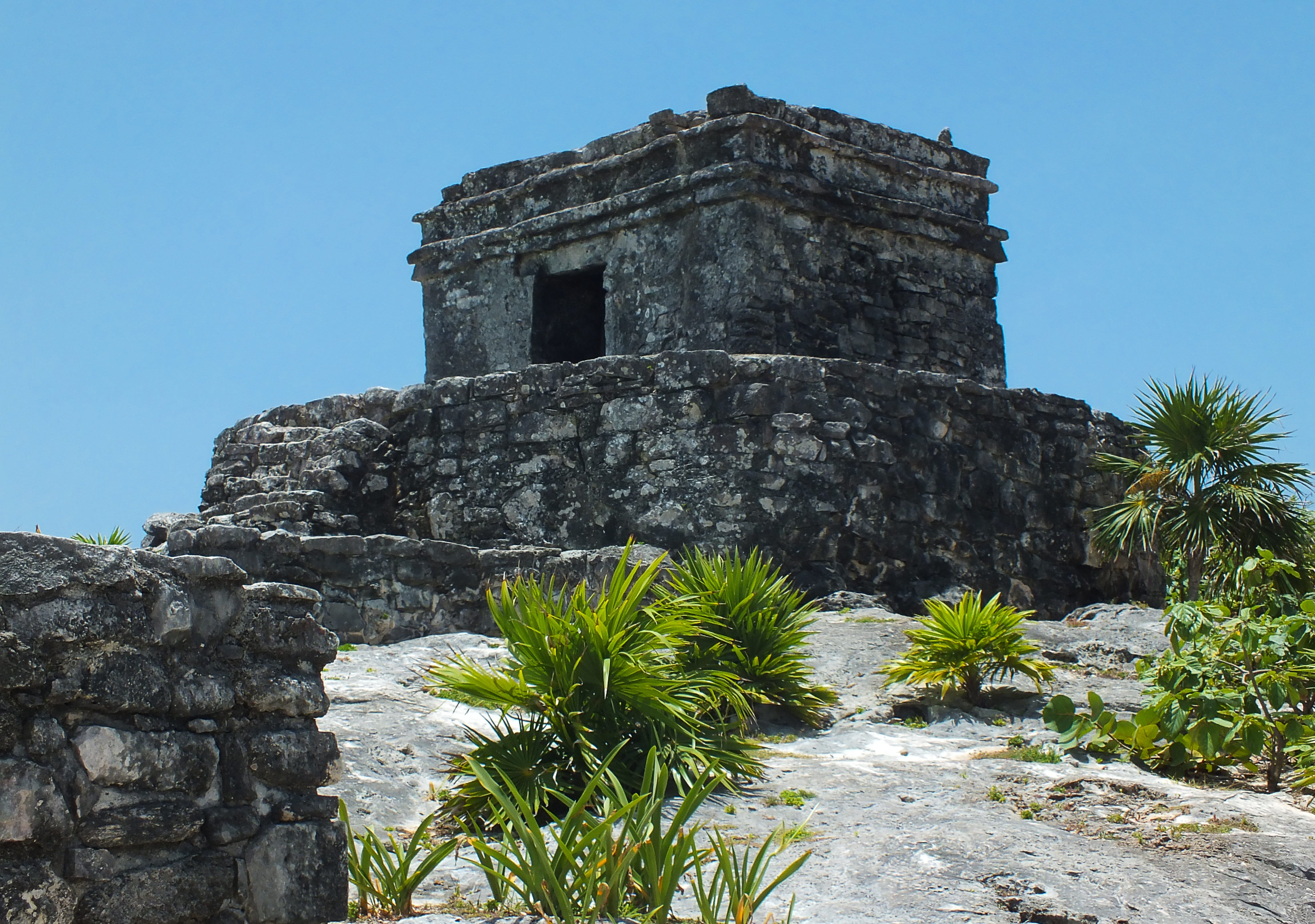 built structure, 4K, no people, the past, travel Locations, Ruins, day, travel, nature, old Ruin, tree, clear sky, Temple, blue, outdoors, travel Destinations, HD Wallpaper
