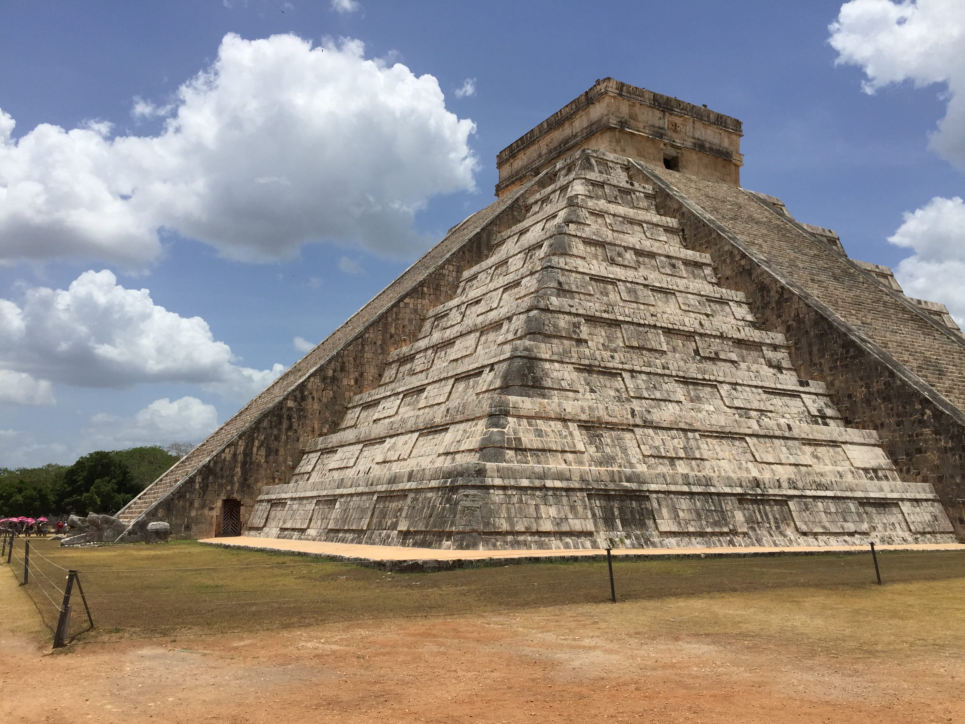 building exterior, ancient, archaeology, nature, low angle view, travel, architecture, Maya, history, 2K, cloud - sky, the past, built structure, day, HD Wallpaper