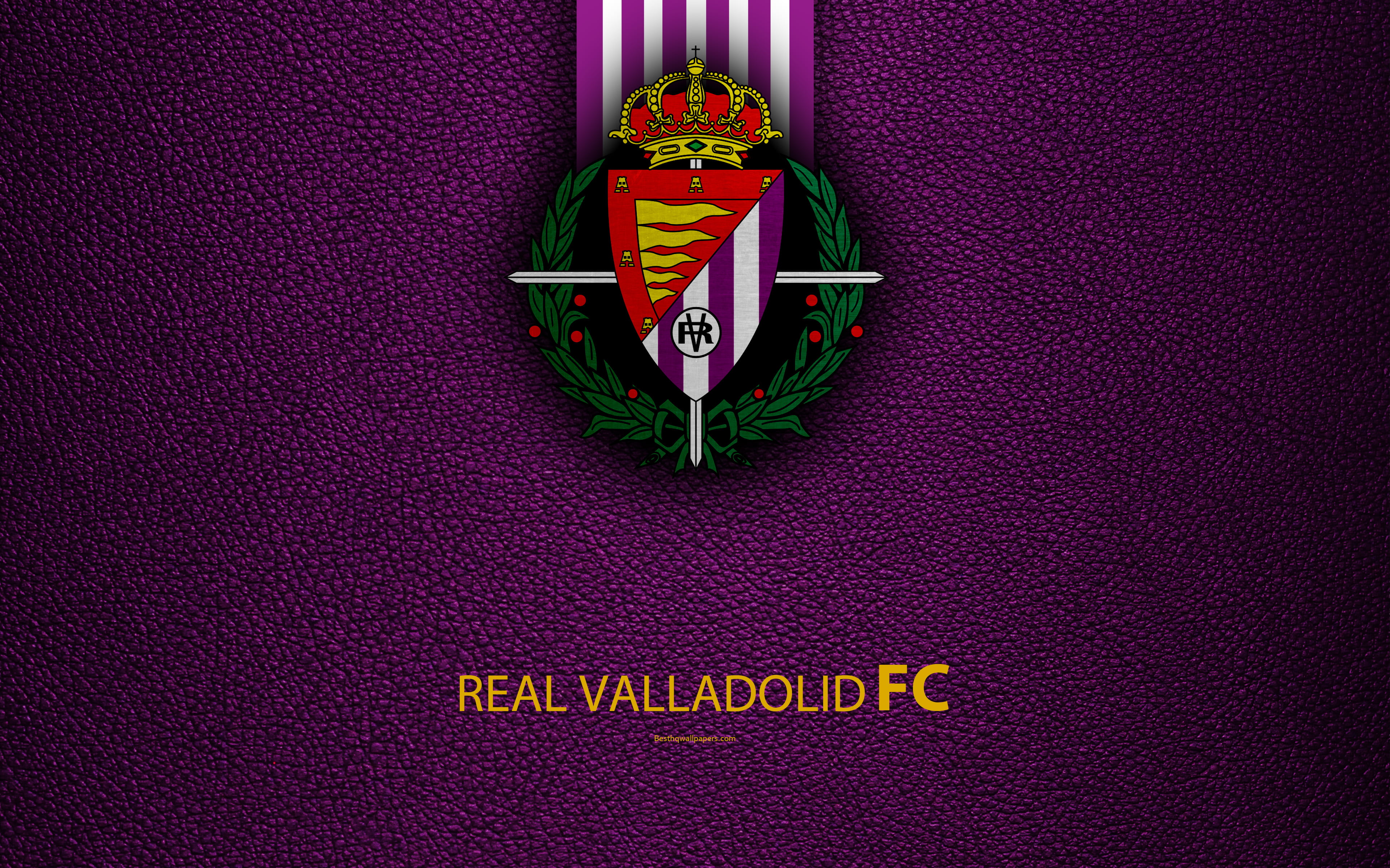 Logo, Soccer, Emblem, 4K, Real Valladolid, HD Wallpaper