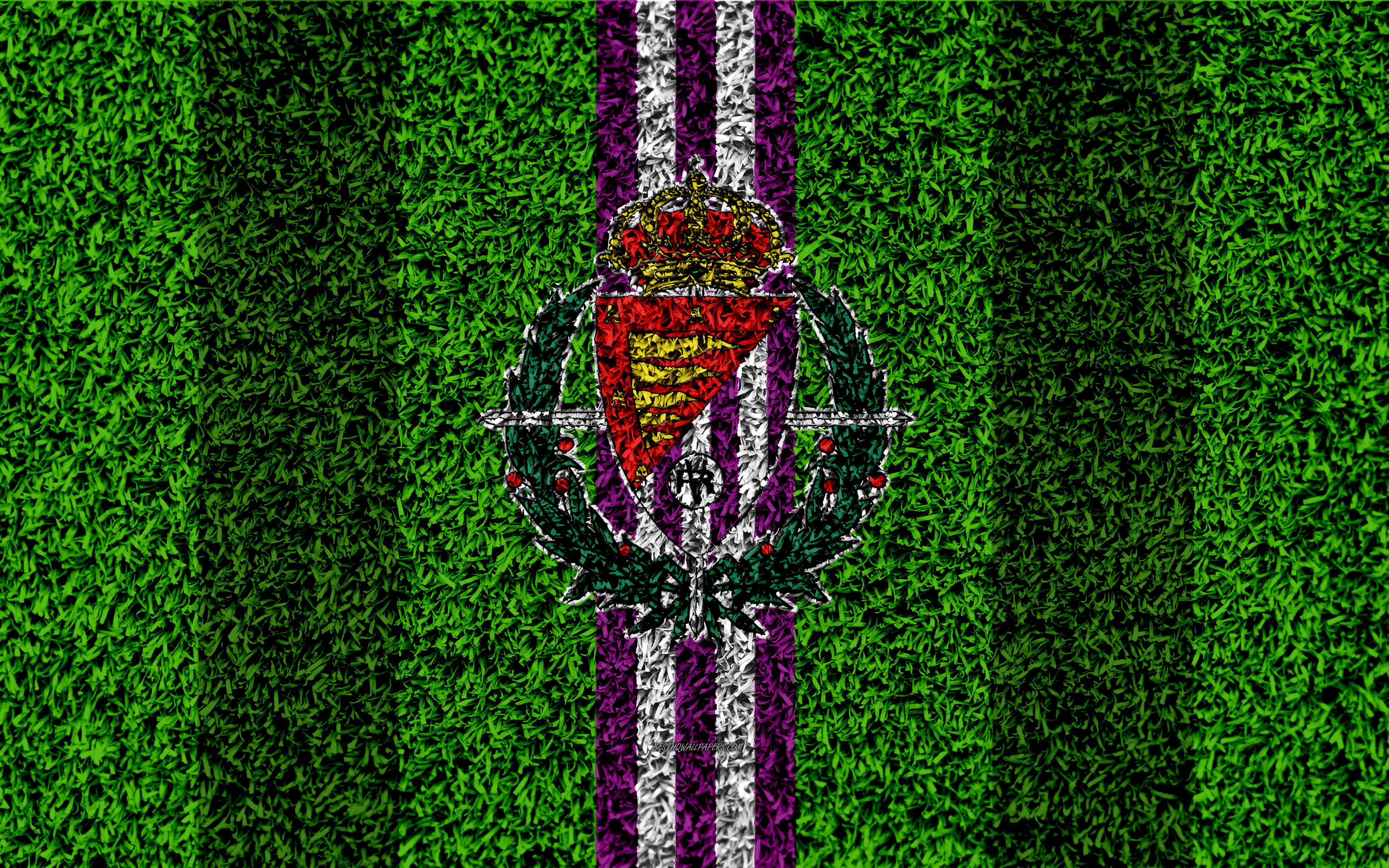 Soccer, Real Valladolid, 4K, Emblem, Logo, HD Wallpaper