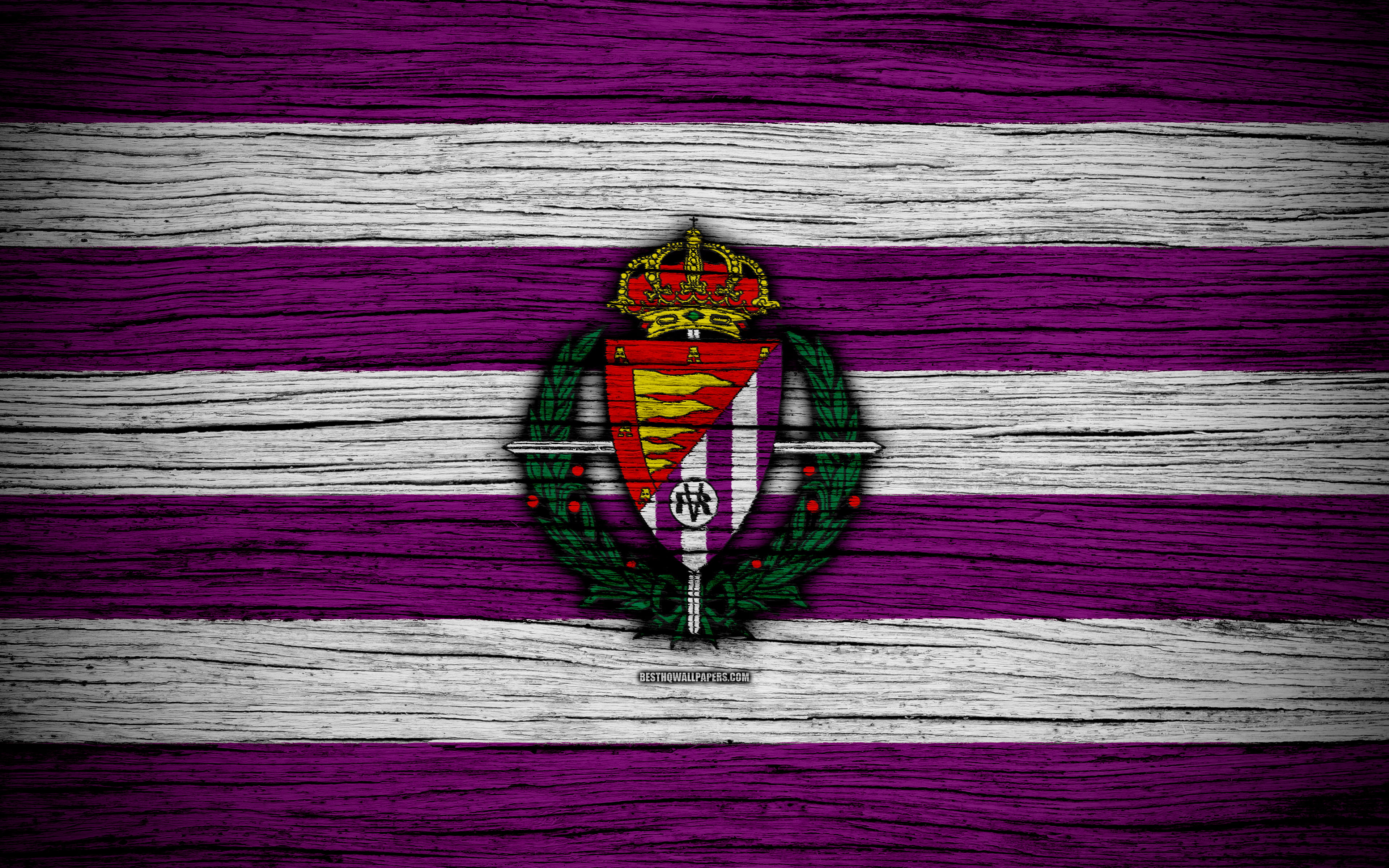 Logo, 4K, Emblem, Soccer, Real Valladolid, HD Wallpaper
