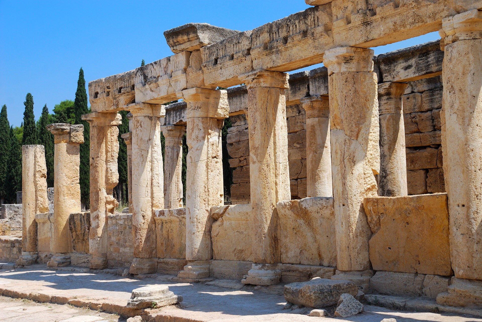 structure, the past, landmark, architecture, ancient civilization, old ruin, nature, famous, historical, ancient, outdoor, history, 1080P, tourism, sunlight, HD Wallpaper