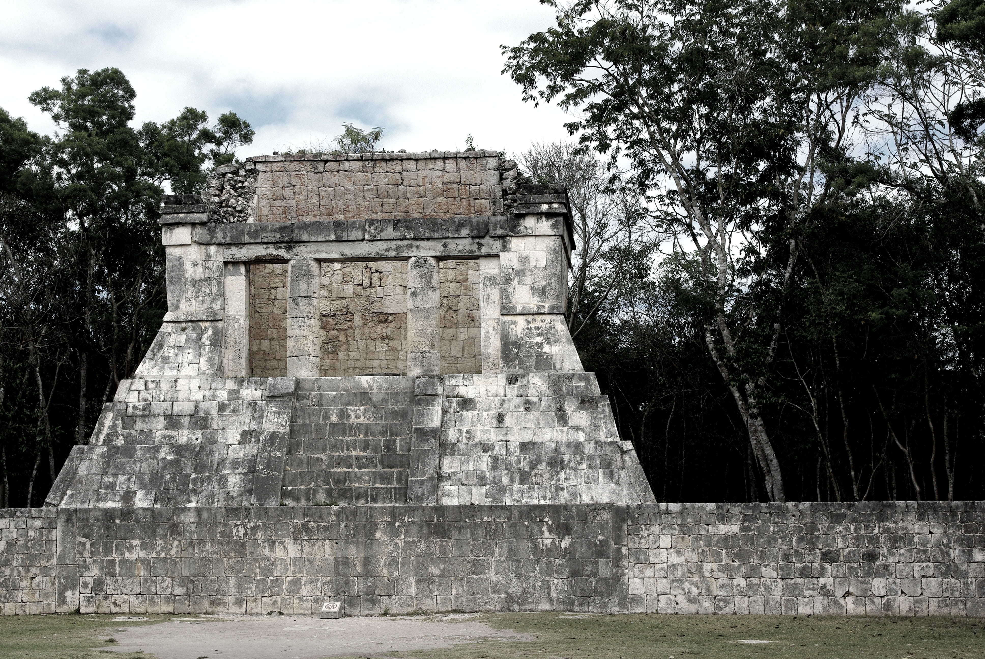 sky, old, staircase, ancient civilization, growth, architecture, day, historic, history, low angle view, old ruin, monument, landmark, travel destinations, HD Wallpaper