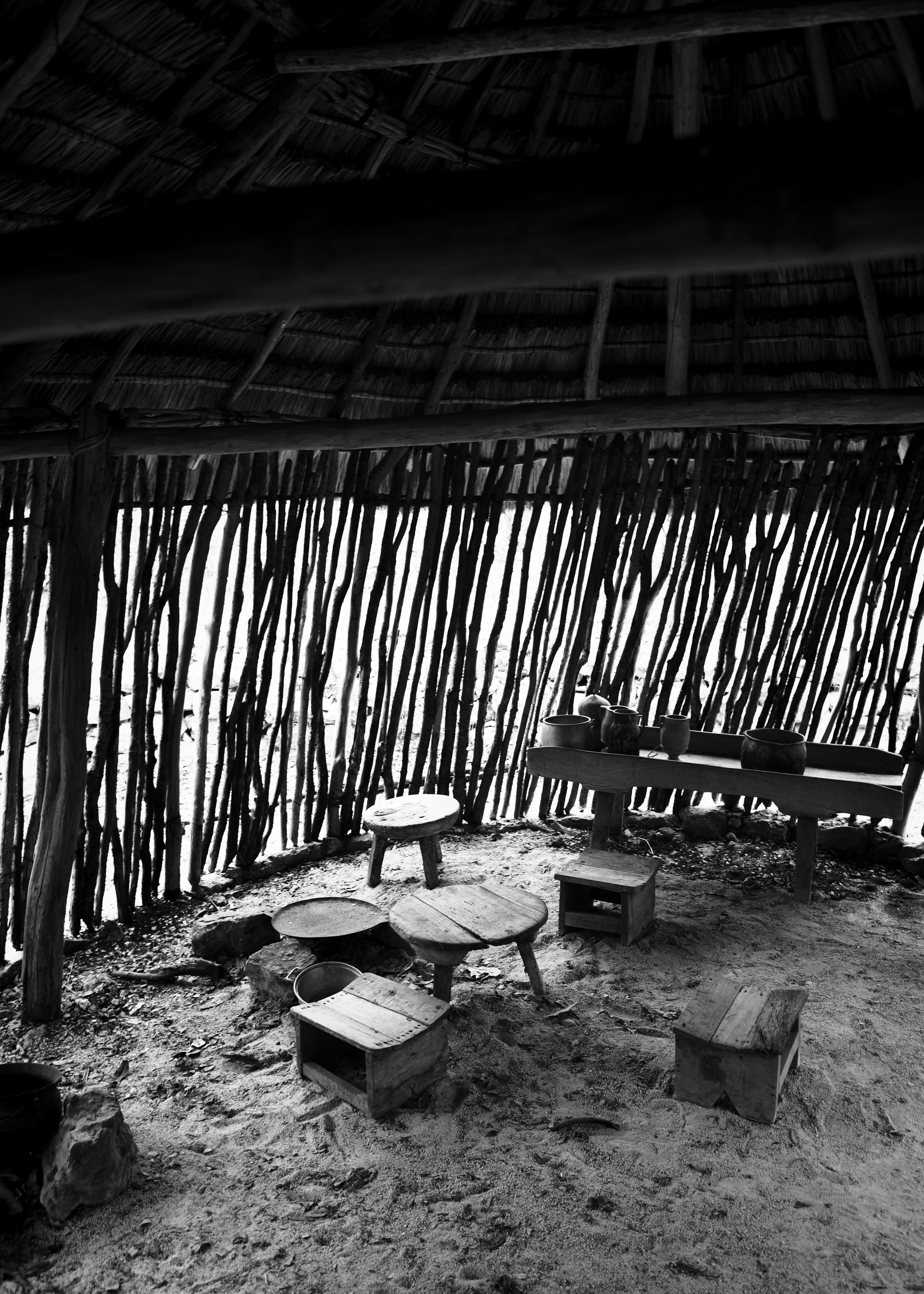 seat, architecture, couch, plant, soil, chair, absence, 5K, bench, abandoned, mayans, empty, mexico, travel, run-down, furniture, old, day, shelter, building, Phone HD Wallpaper