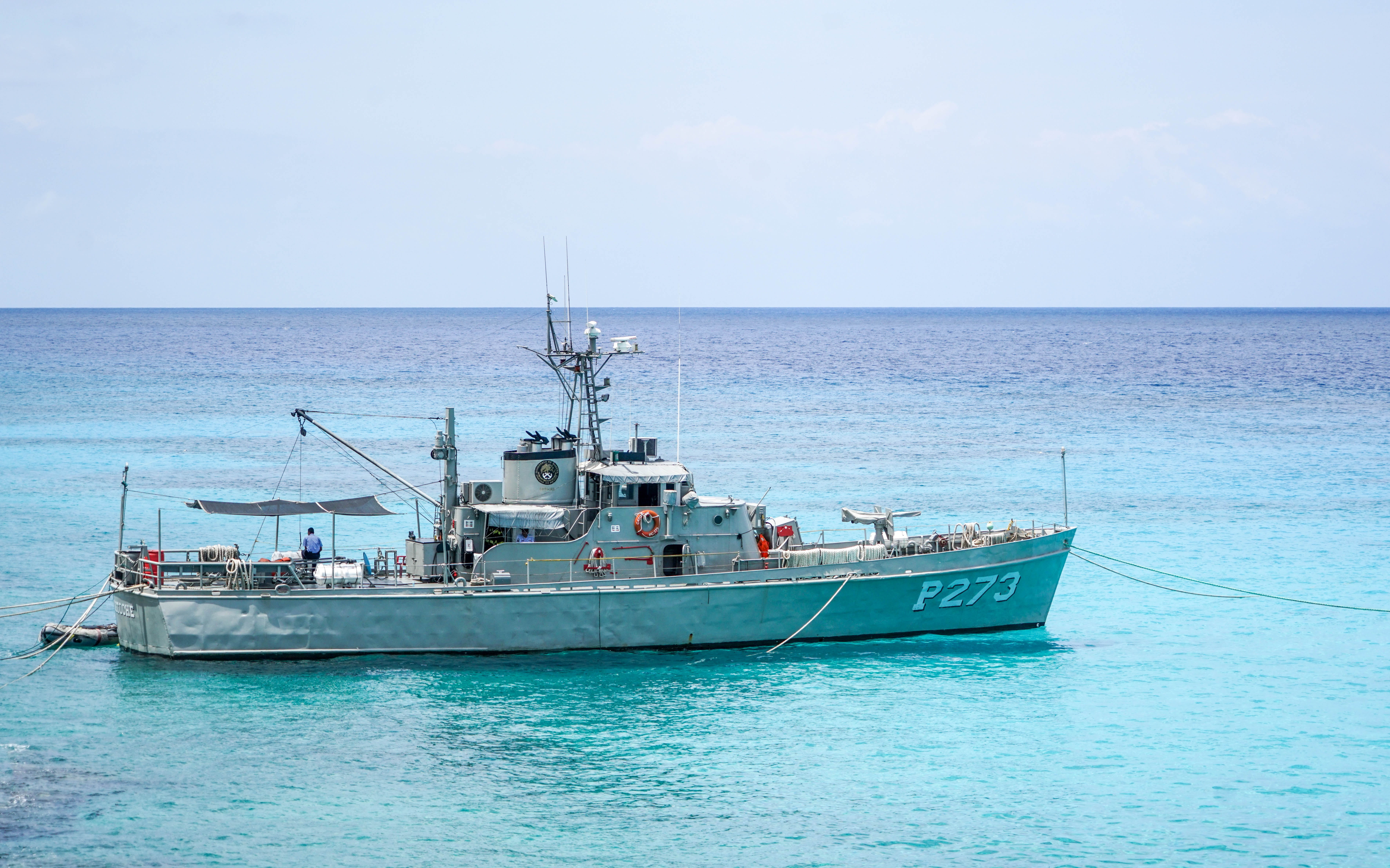 luxury, sailing, fishing boat, sailboat, transportation, nature, blue, blue sky clouds, ship, yacht, cozumel, vacation, tropical, no people, water, mode of transportation, HD Wallpaper