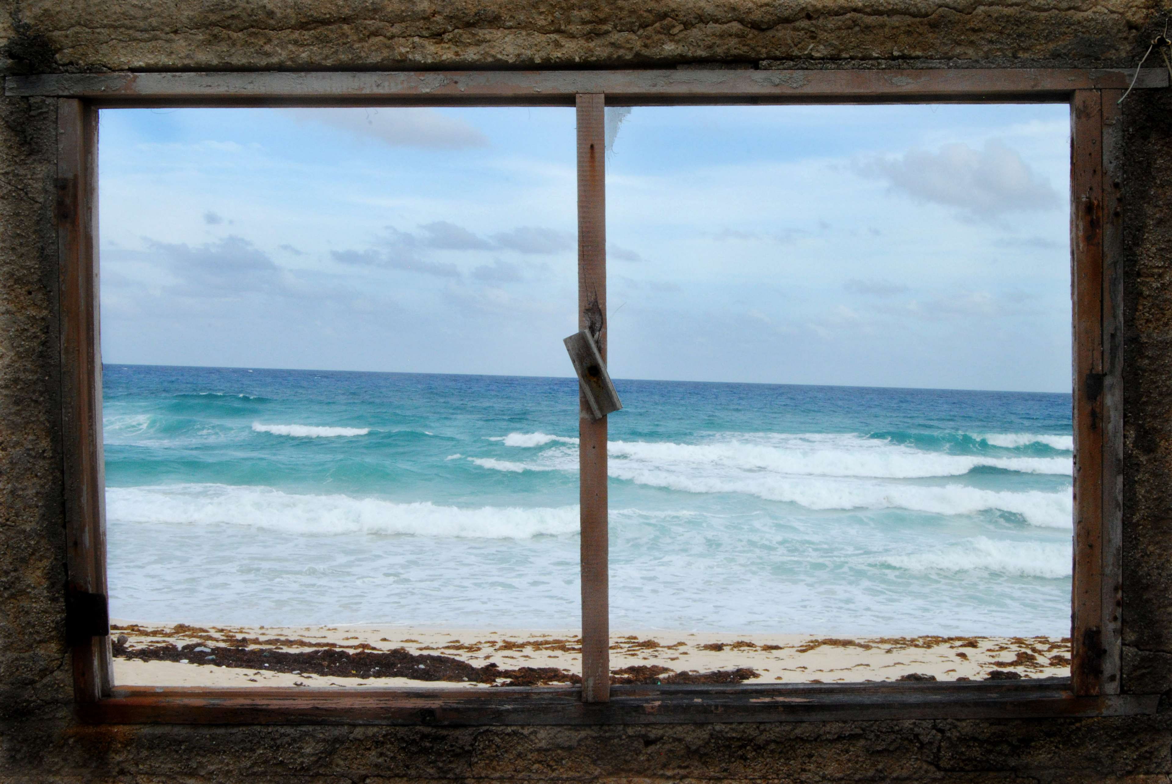 motion, no people, beauty in nature, nature, sky, horizon, cloud - sky, beach, scenics - nature, outdoors, tranquil scene, mexico, 4K, day, window, tranquility, HD Wallpaper