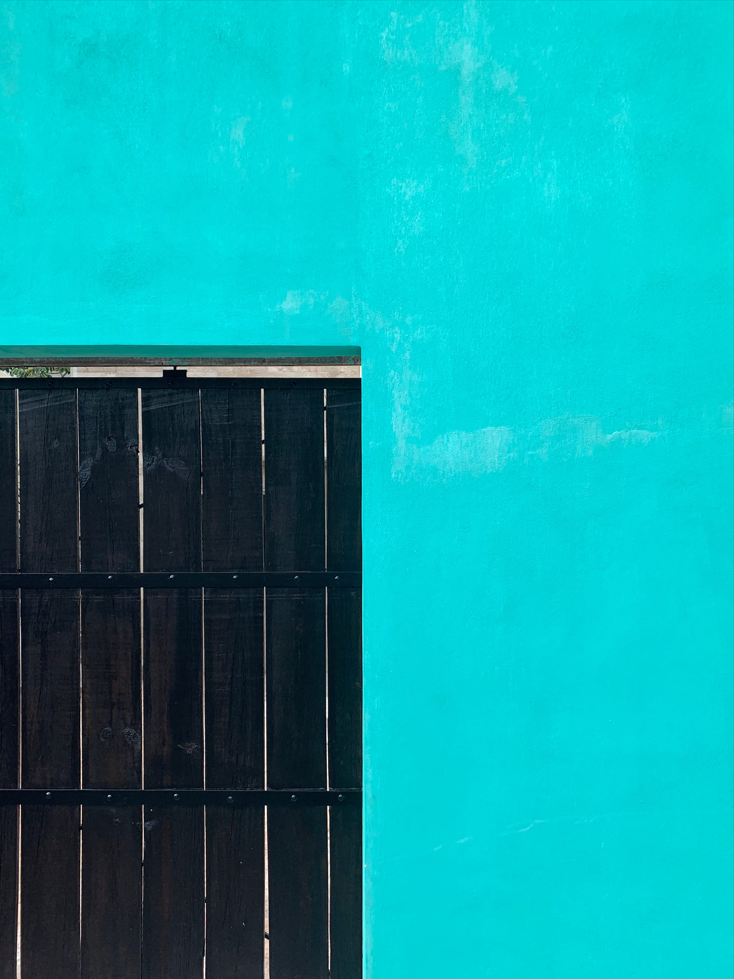 paint, entrance, nature, turquoise colored, wall, blue, full frame, sliding, green color, architecture, window, box, no people, playa del carmen, built structure, Phone HD Wallpaper
