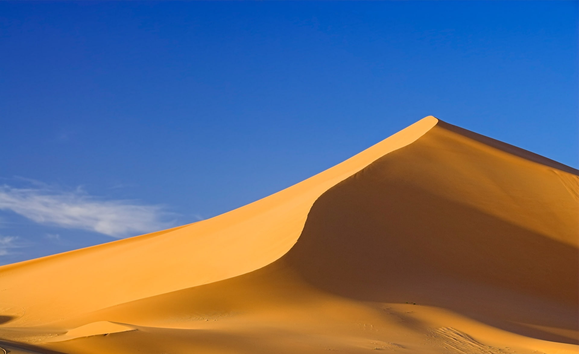 clear sky, Jabal, climate, environment, Libya, low angle view, land, blue, Nature, day, copy space, tranquility, tranquil scene, Dunes, brown, outdoors, HD Wallpaper