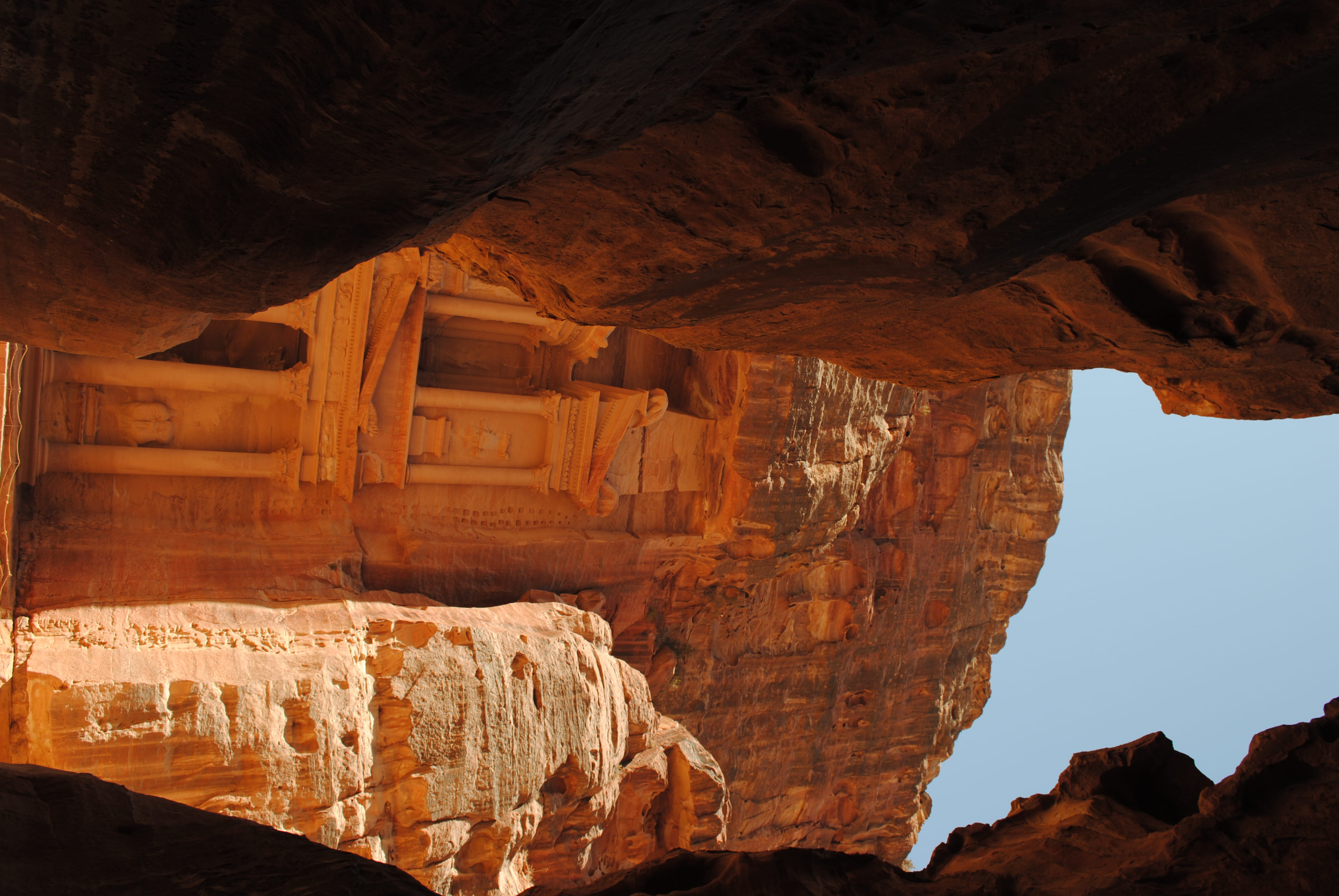 eroded, travel, solid, 4K, no people, history, treasury of petra, indoors, ancient civilization, lost city, archaeology, geology, petra, nature, day, jordan, HD Wallpaper