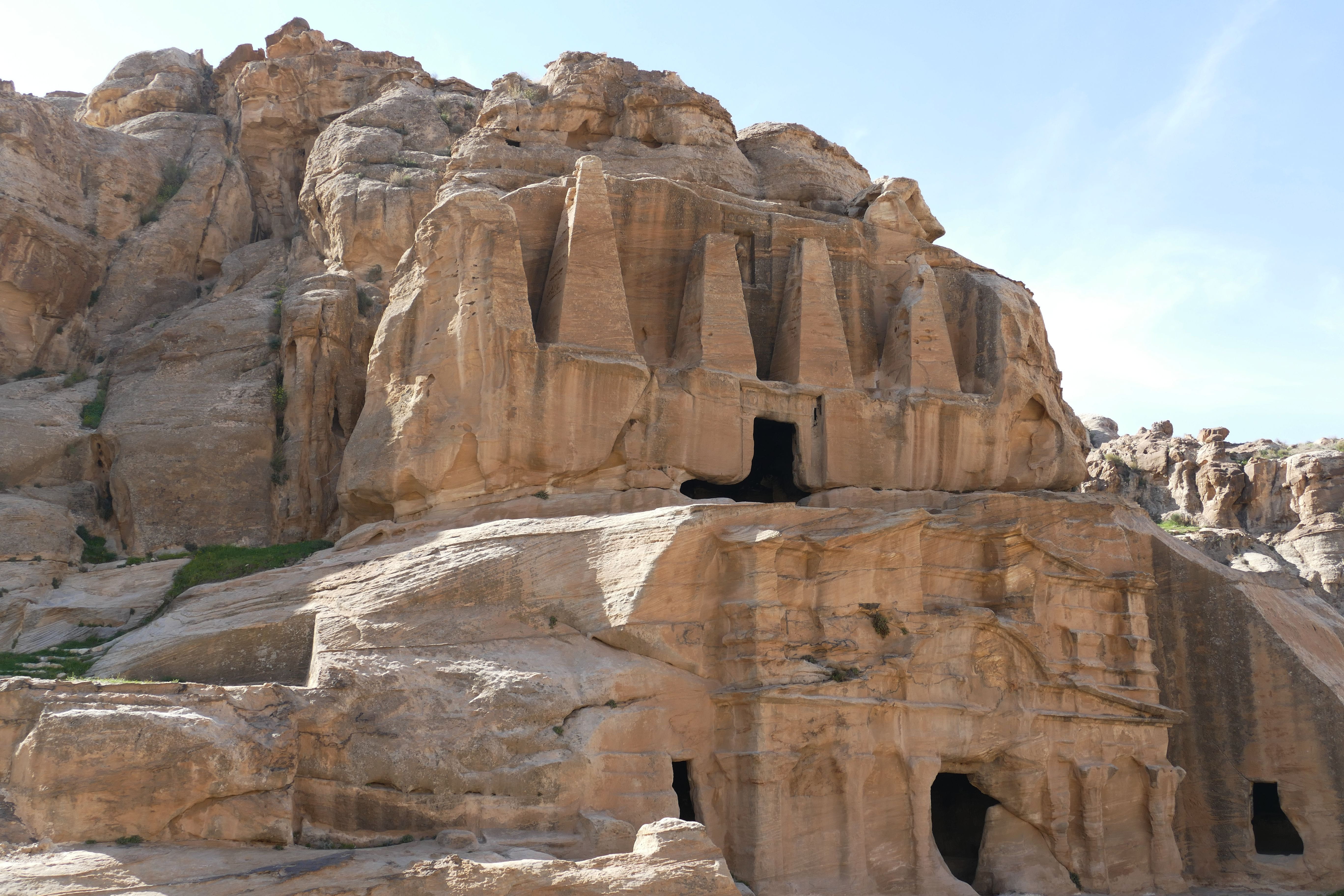 world heritage, ancient, day, geology, cave, travel, petra, jordan, travel destinations, the past, ancient civilization, history, nature, excavation, gorge, HD Wallpaper