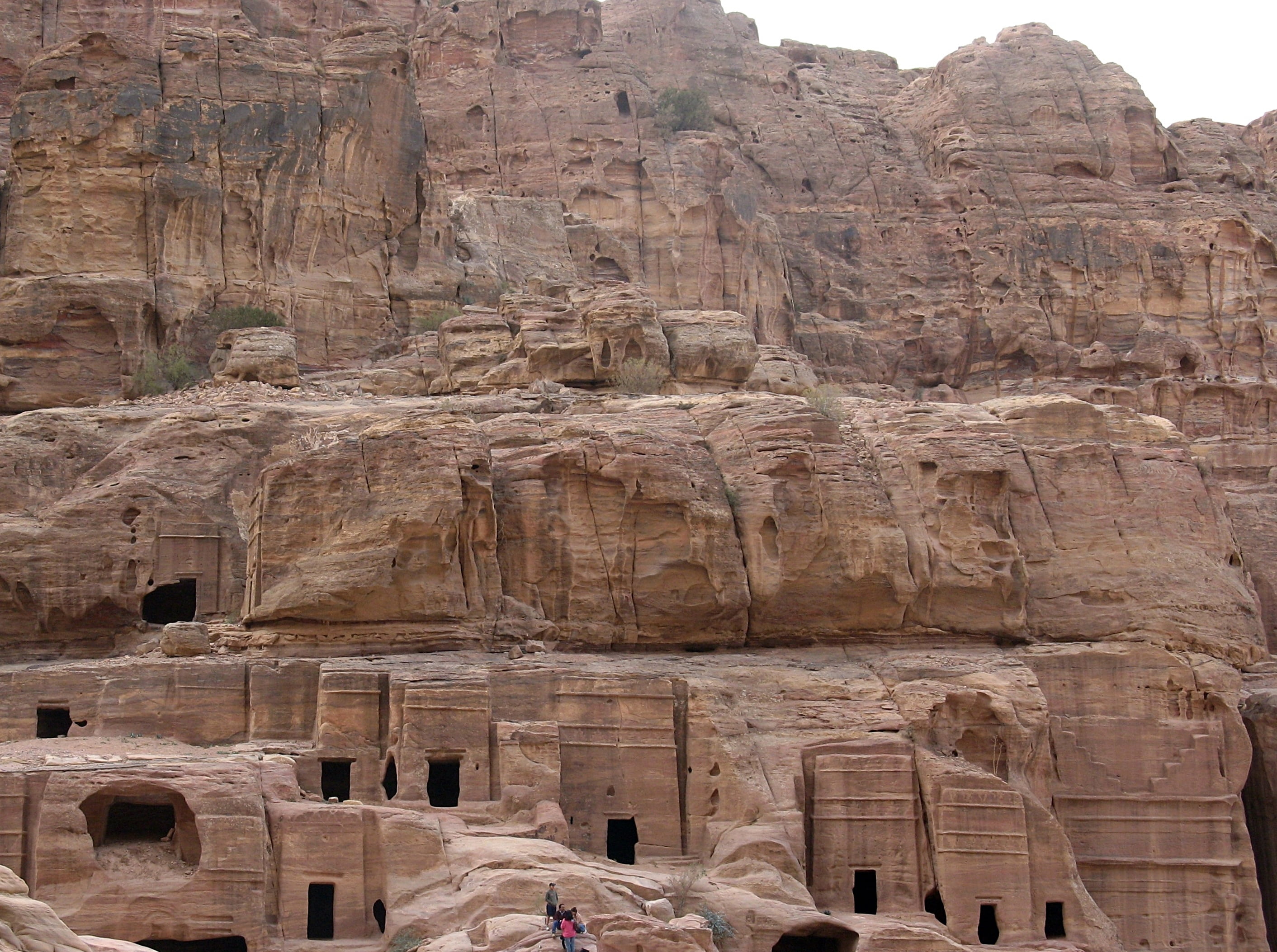day, rock, landmark, ancient history, unesco, near east, rock formation, canyon, archaeology, 2K, nabataeans, built structure, solid, architecture, old ruin, HD Wallpaper