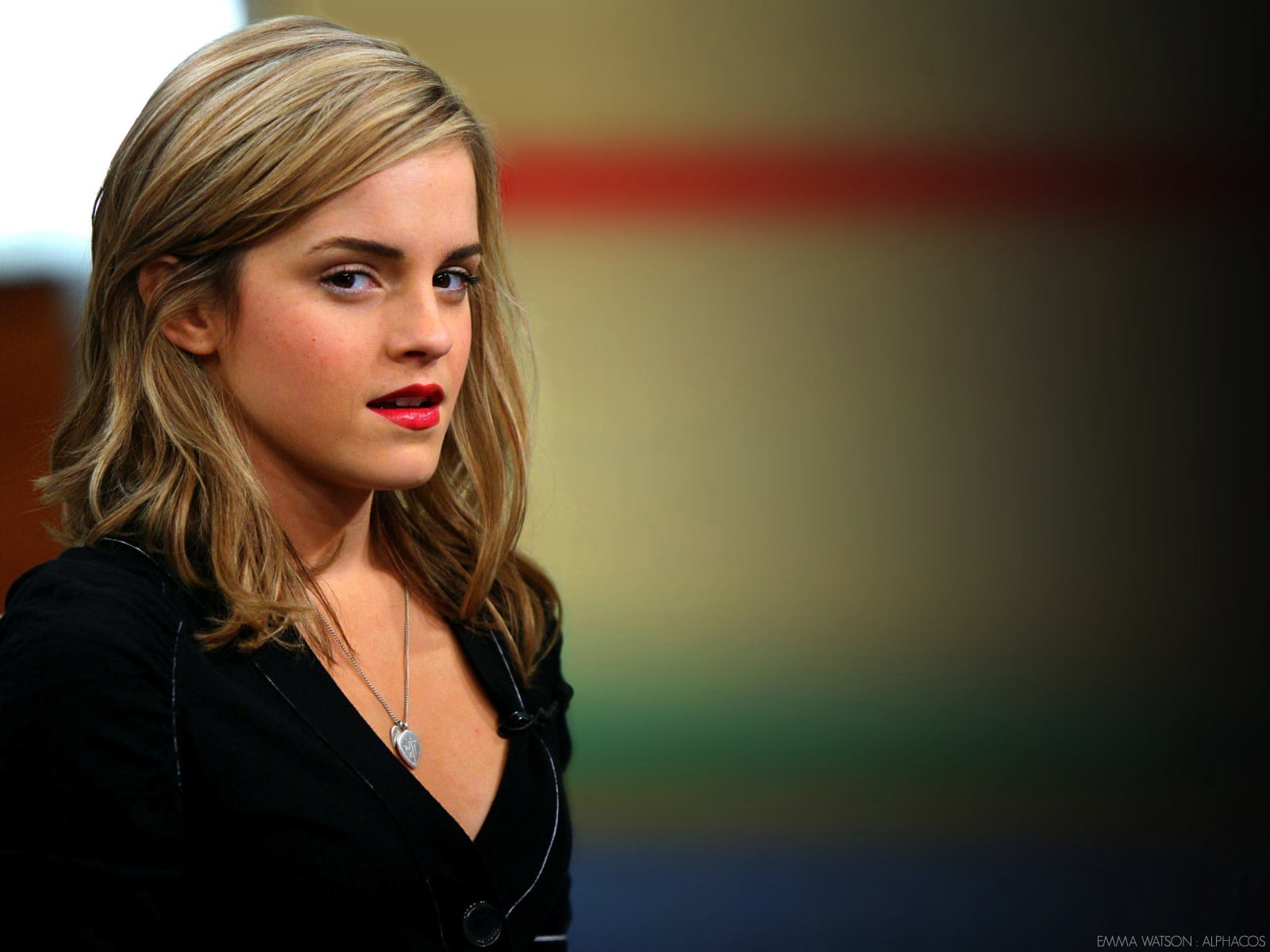 lips, emma, watson, reddish, celebrities, hd, 720P, HD Wallpaper