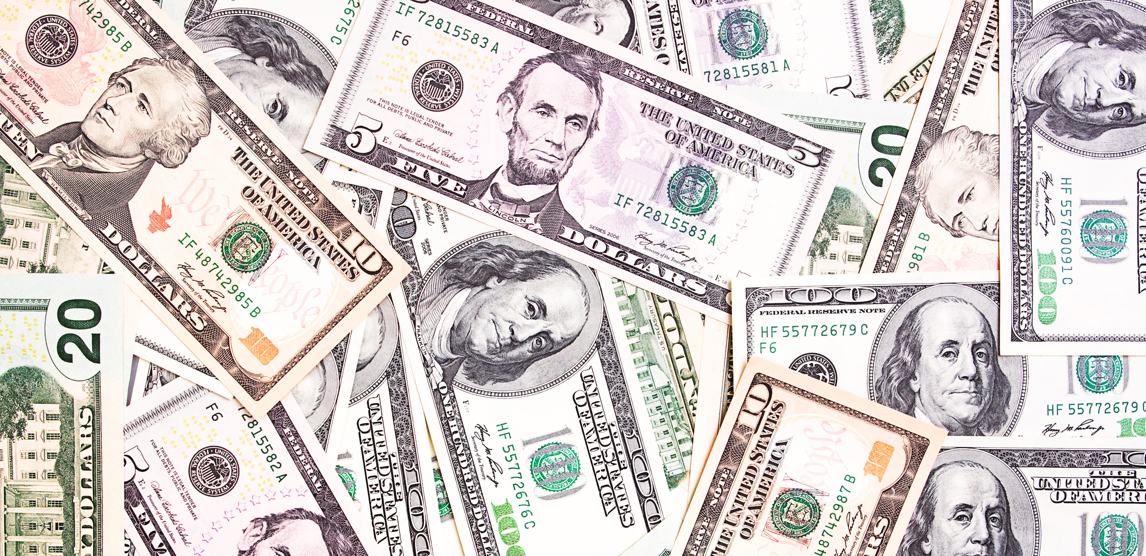 full frame, pattern, investment, objects, corporate business, wages, large group of objects, backgrounds, hundred, close, cash, success, dollars, bill, HD Wallpaper