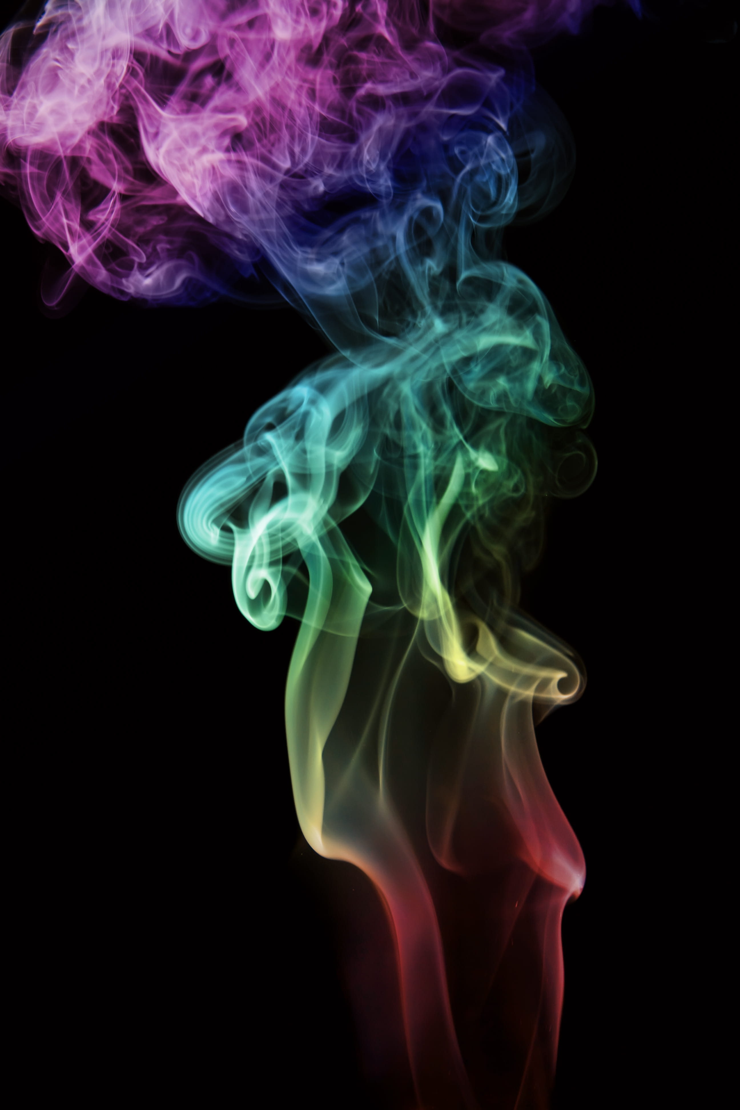 luminosity, nature, blurred motion, design, studio shot, purple, indoors, motion, 4K, close-up, aroma, smoke, aromatherapy, fumes, pattern, color, con2011, Phone HD Wallpaper