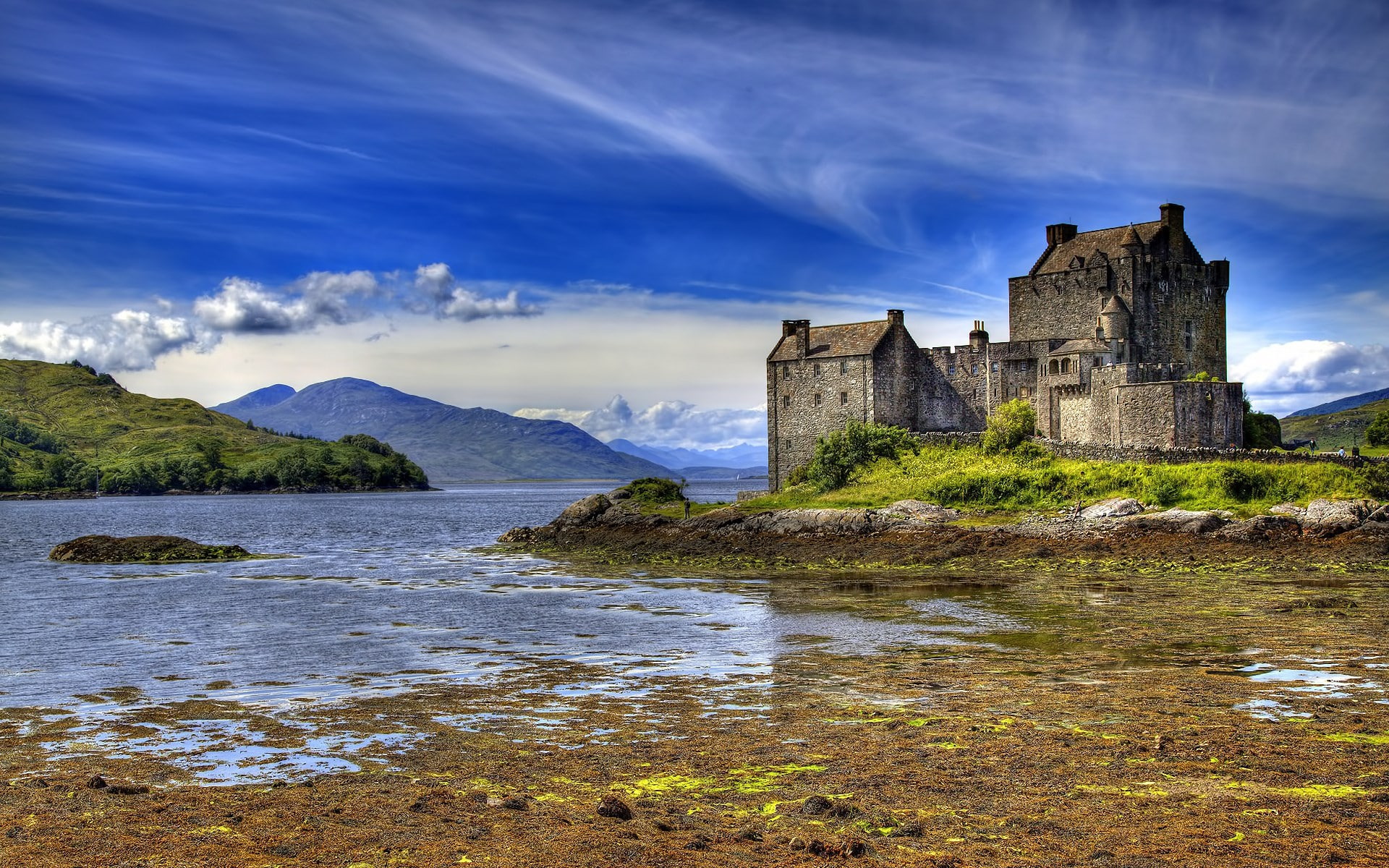 1080P, castle eilean donan, HD Wallpaper