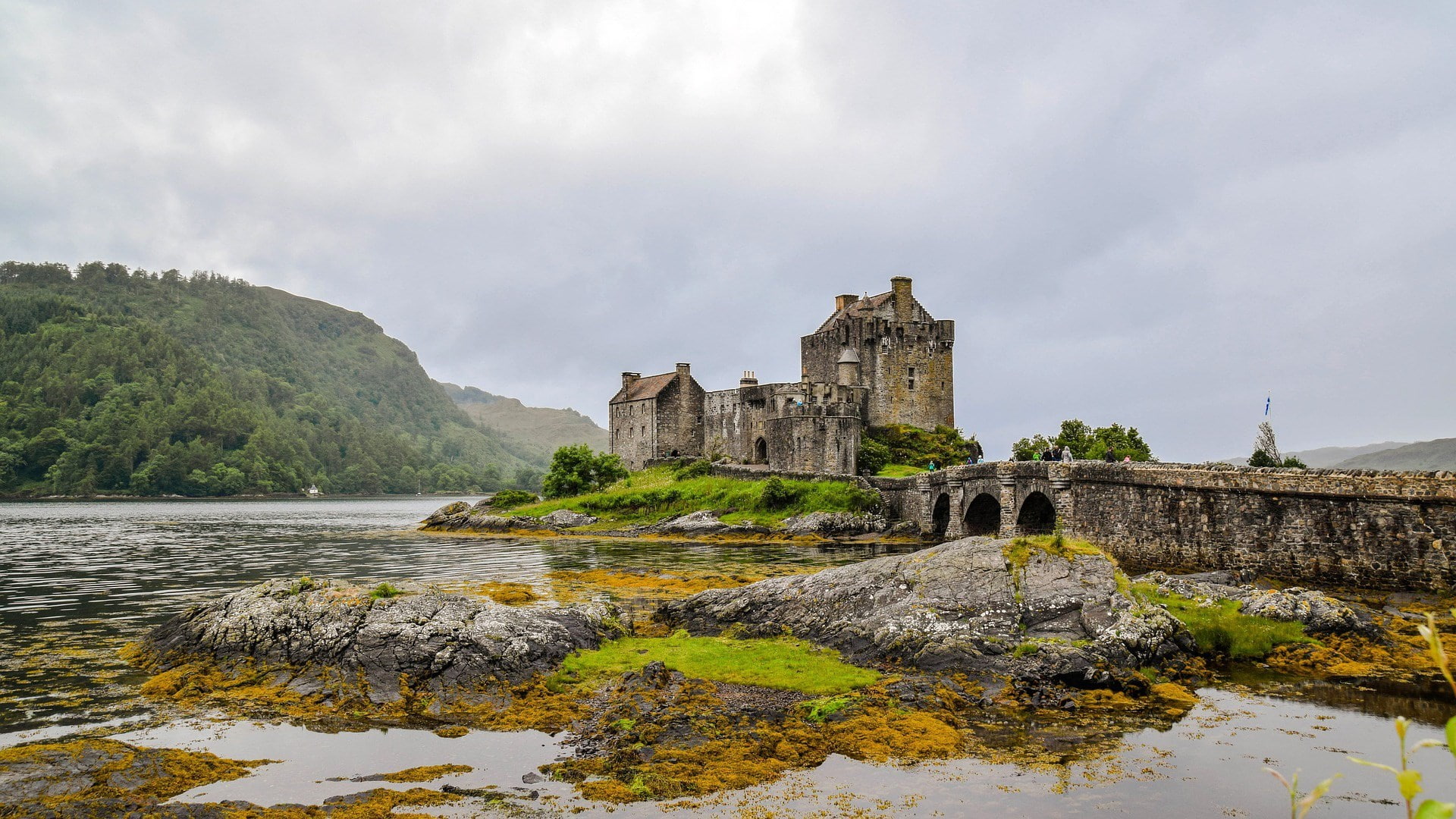 eilean donan castle, 1080P, HD Wallpaper