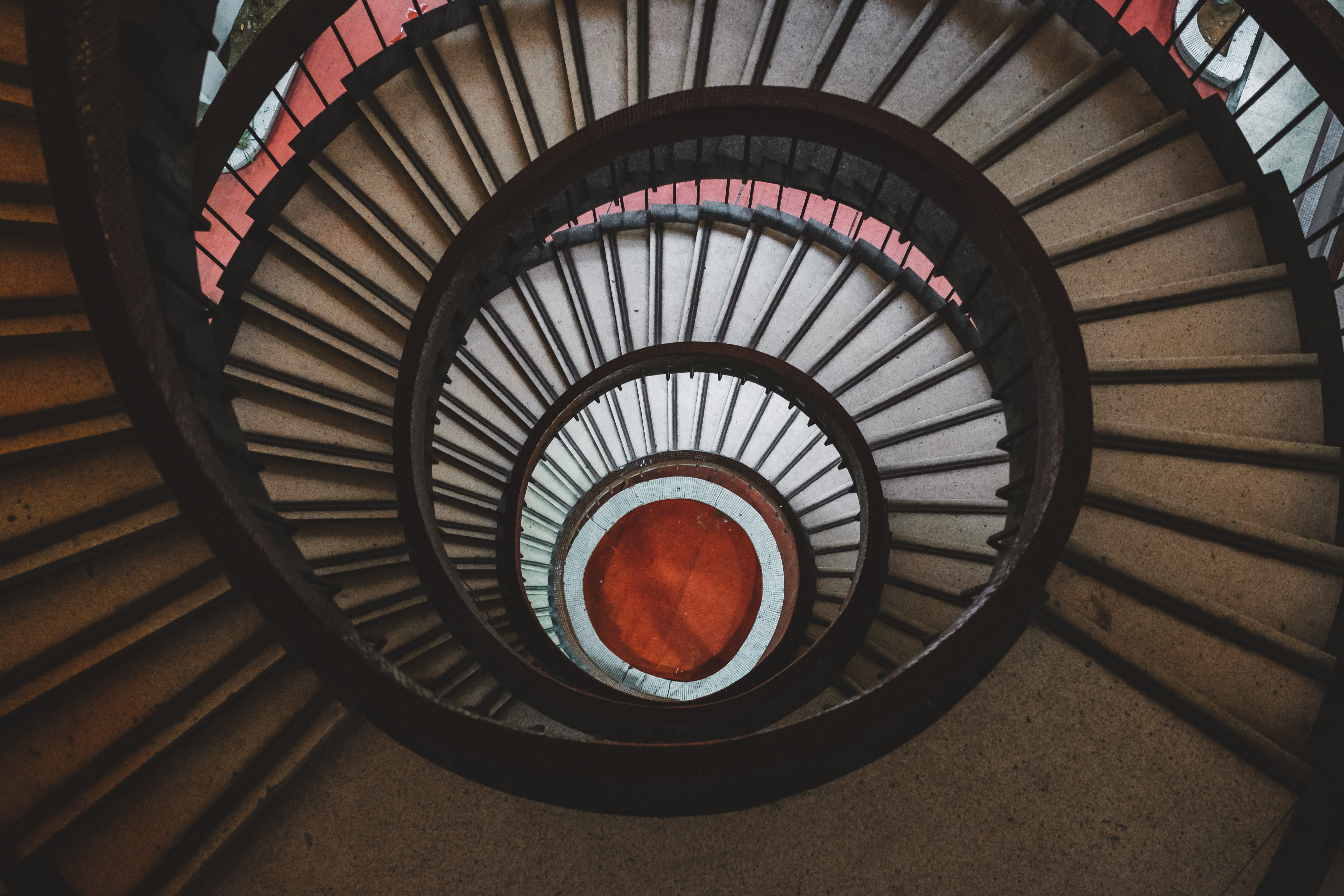 food, day, spiral, beverage, architecture, coil, drink, high angle view, diminishing perspective, plant, circle, banister, pattern, railing, razor, kindergarten, HD Wallpaper