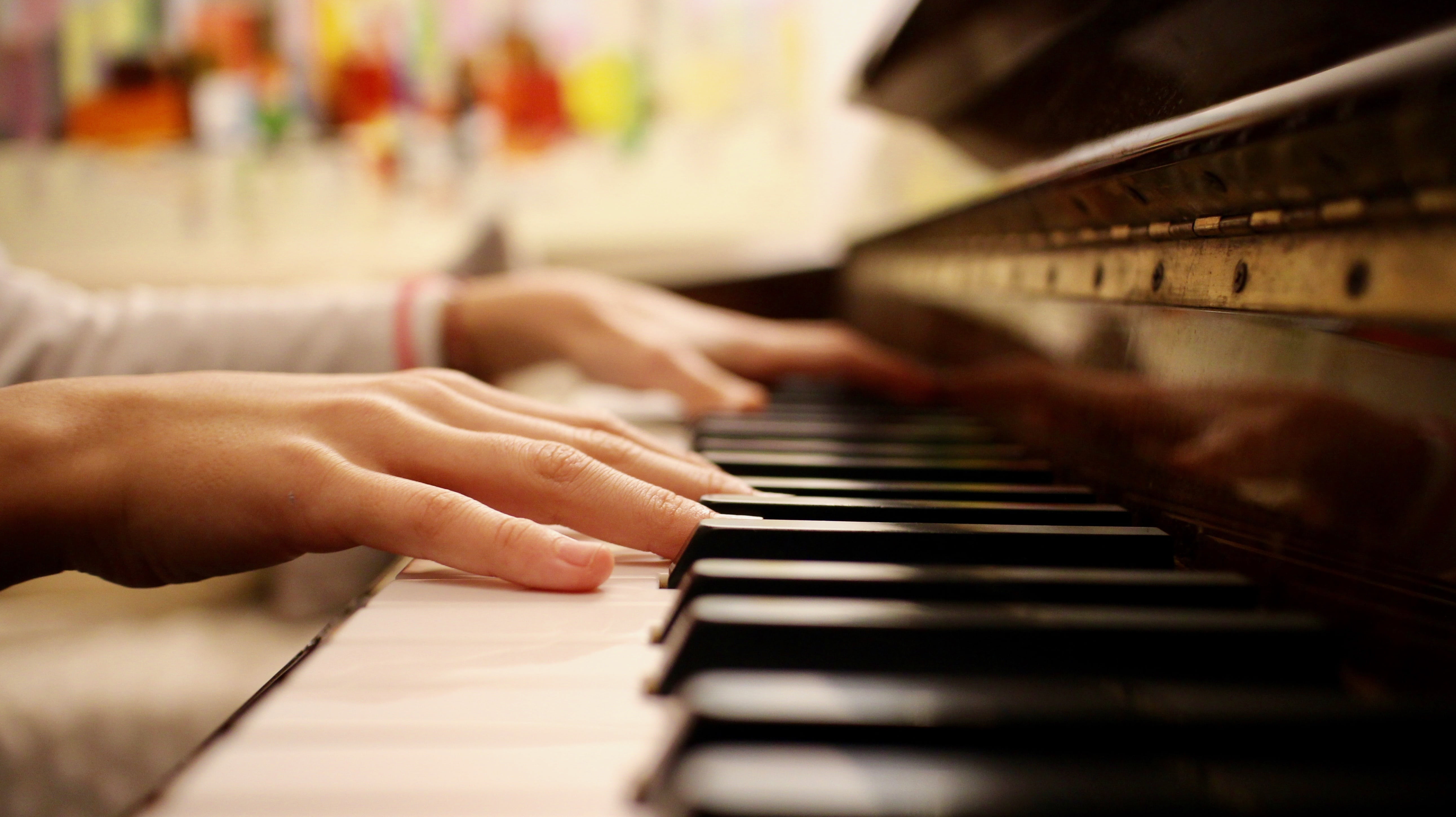 antique, arts culture and entertainment, human hand, keyboard instrument, keyboard, kids, skill, hand, selective focus, performance, musician, artist, human body part, HD Wallpaper