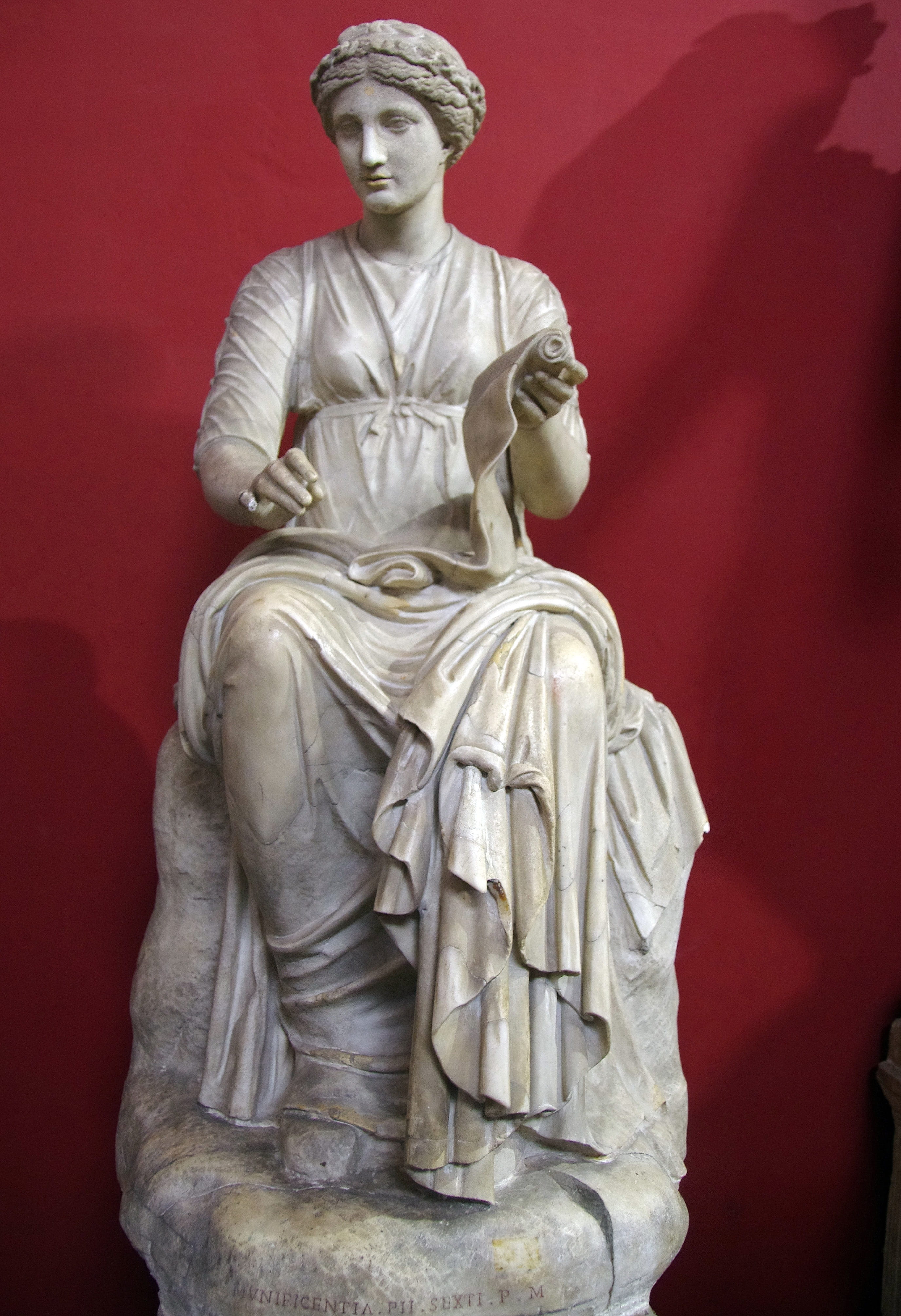 the past, 4K, female likeness, vatican, art, history, art and craft, Vatican, sculpture, human representation, Antique, indoors, architecture, army, marble, Phone HD Wallpaper