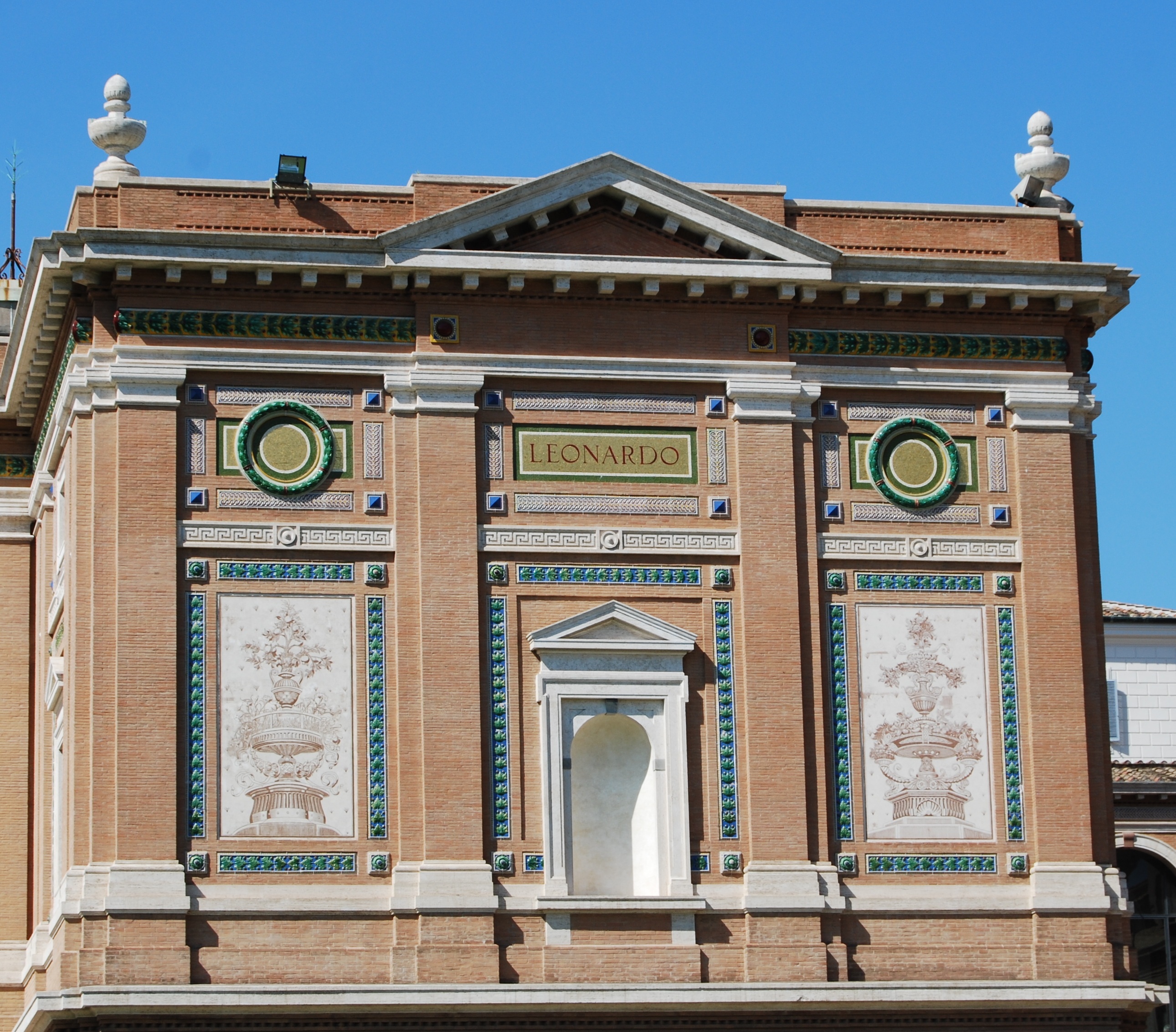 sky, building, place of worship, building exterior, vatican museums, facade, palazzo, travel destinations, 2K, art and craft, blue, religion, famous Place, HD Wallpaper