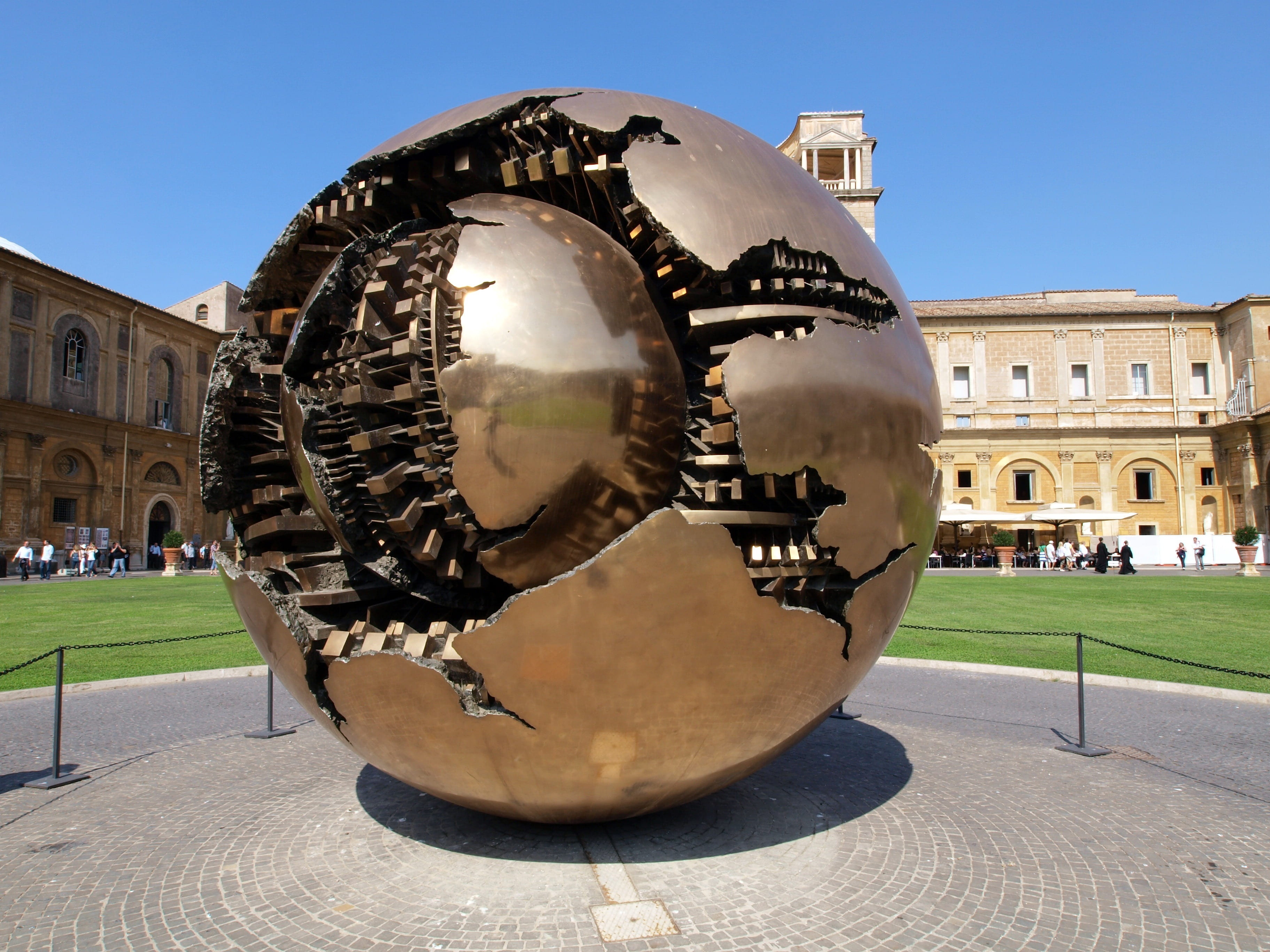 travel destinations, history, tourism, art and craft, music, sculpture, sunlight, ball, decor, sky, building exterior, city, religion, artistic, summer, HD Wallpaper