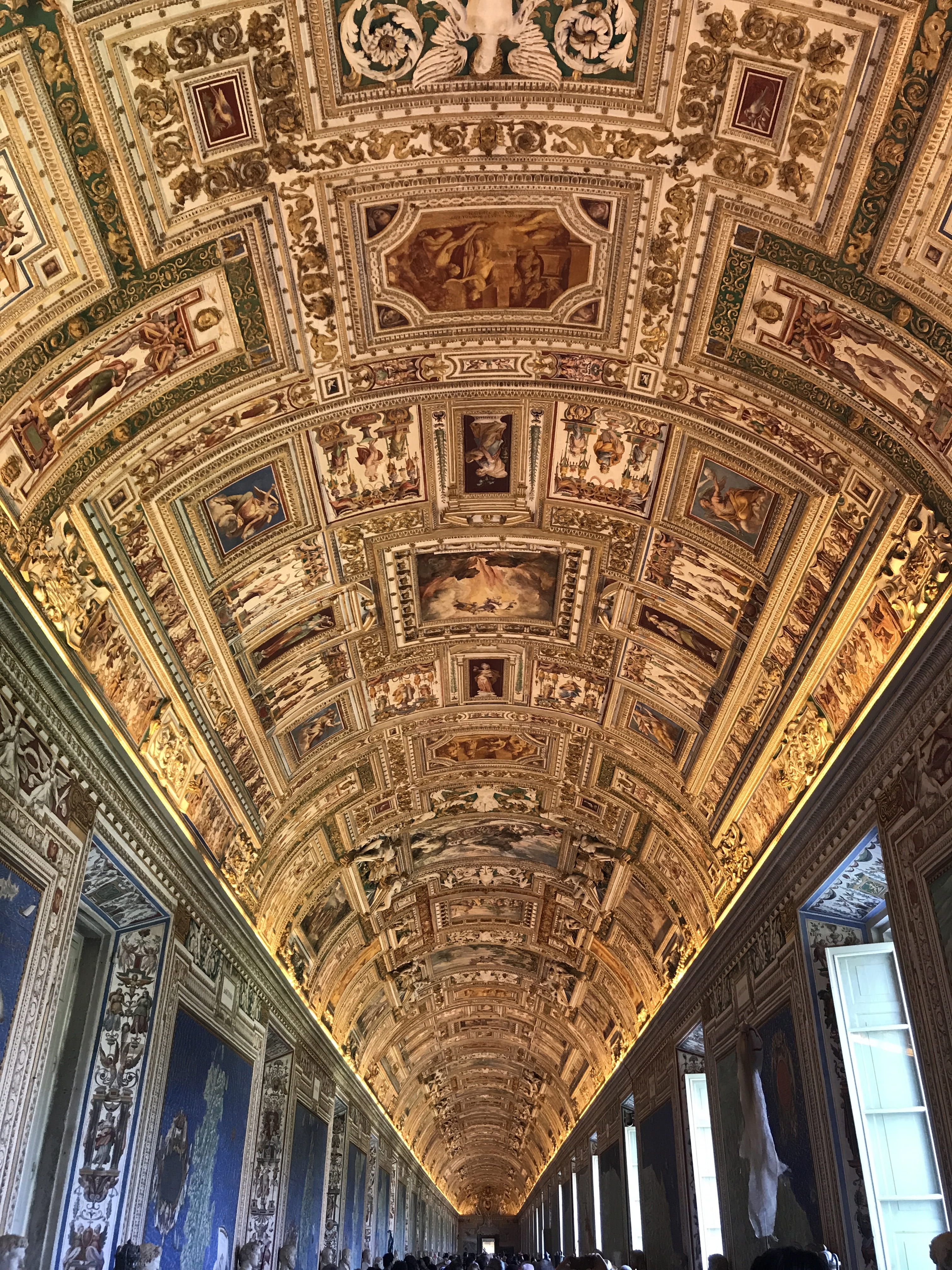 cultural, design, behemoath, indoors, lighting equipment, ceiling, craft, mural, no people, pattern, arch, museum, jaw-dropping, 4K, vatican city, travel destinations, Phone HD Wallpaper