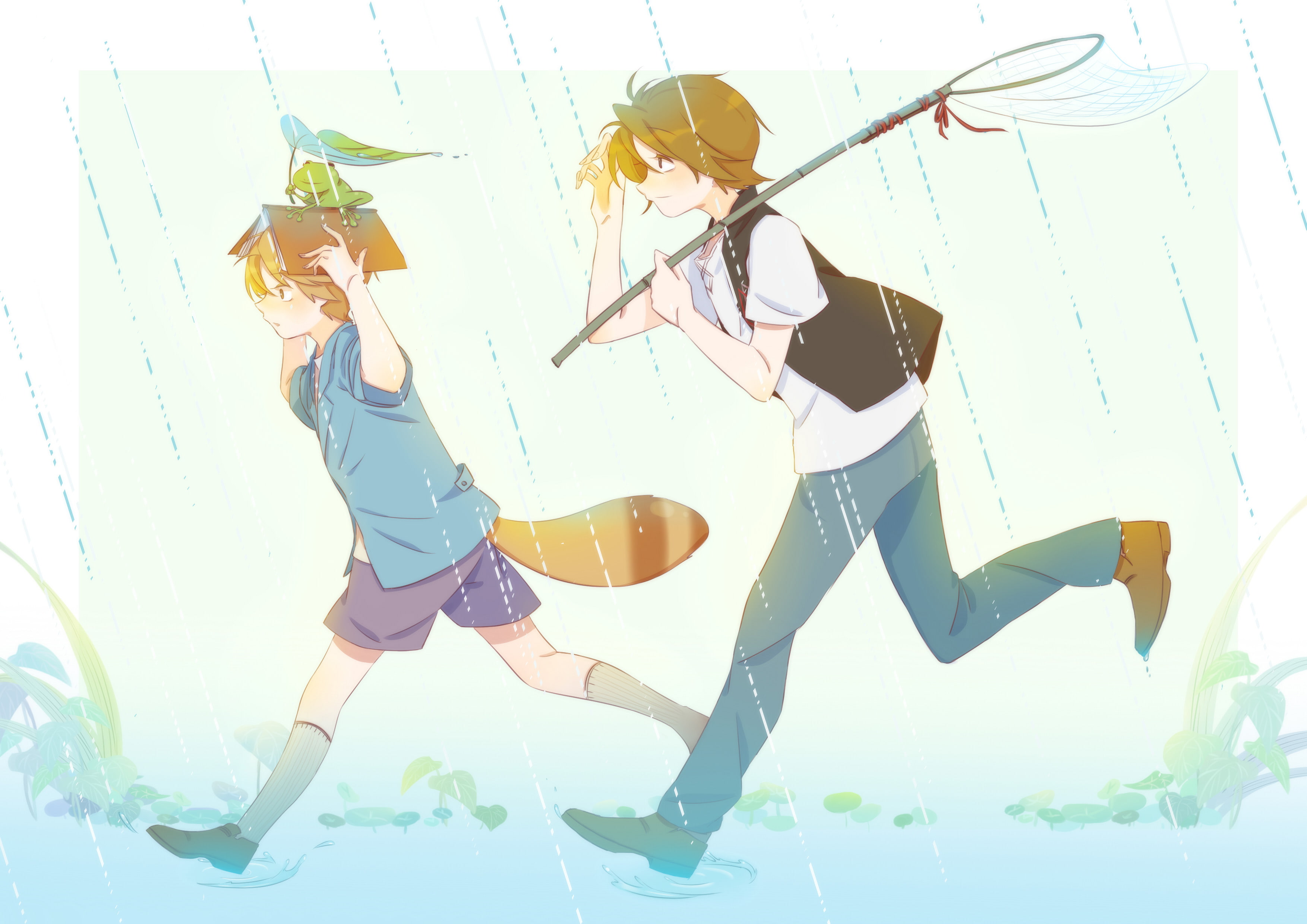 The Eccentric Family, Yashirou Shimogamo, Anime, 2K, Yasaburou Shimogamo, HD Wallpaper