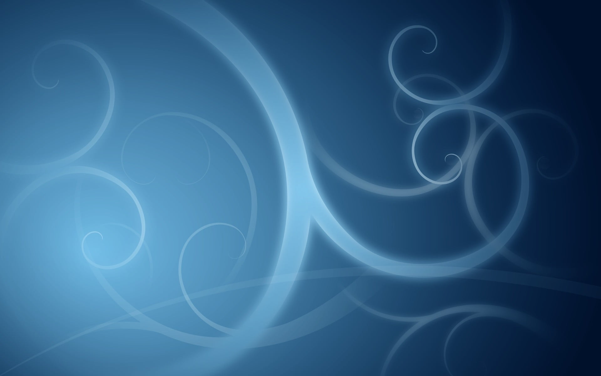 motion, luminosity, flowing, creativity, no people, light - natural phenomenon, changing form, 1080P, white color, curve, blue, circle, pattern, white, HD Wallpaper