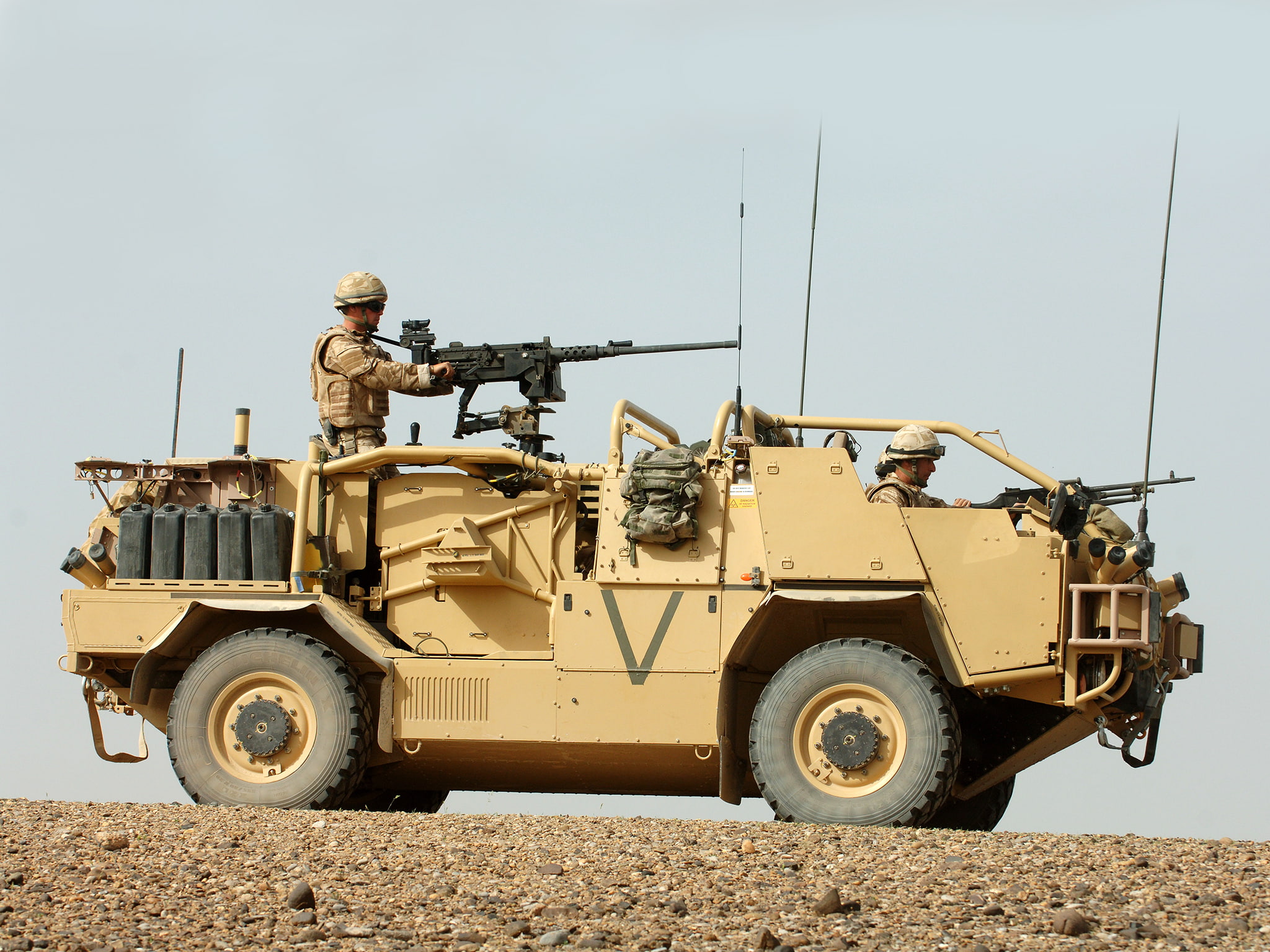 weapons, patrol, vehicle, jackal, military, 1080P, 2010, 4x4, weapon, HD Wallpaper