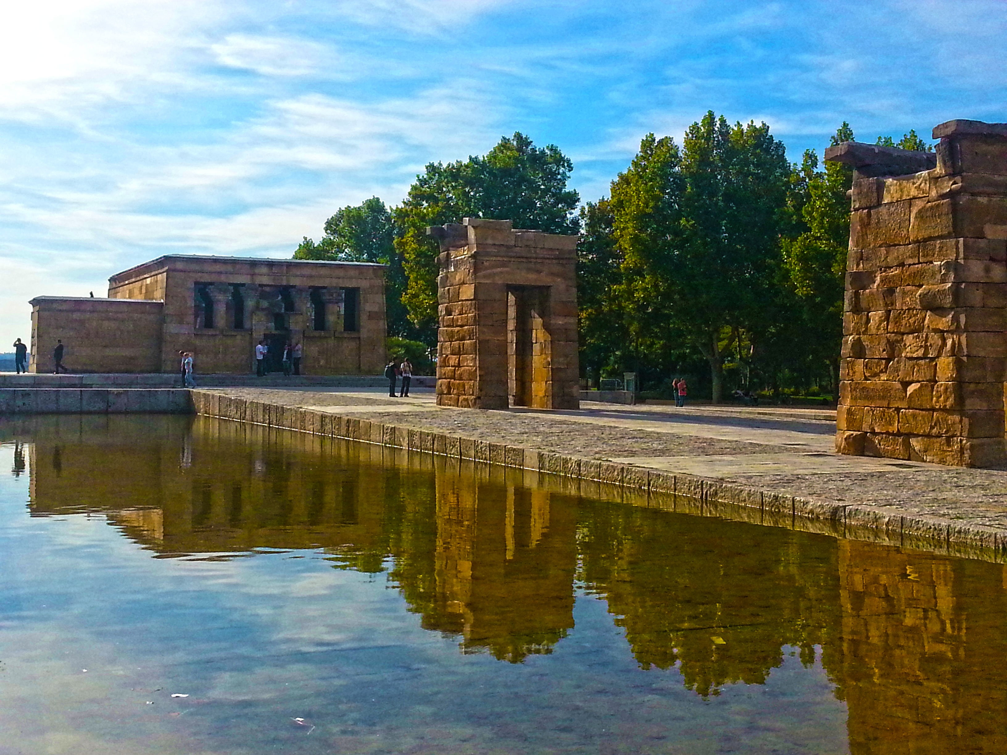 ruin, ruined, civilization, history, tomb, facade, tree, building, plant, cloud - sky, no people, archeology, reflection, milan, ancient, religious, culture, HD Wallpaper