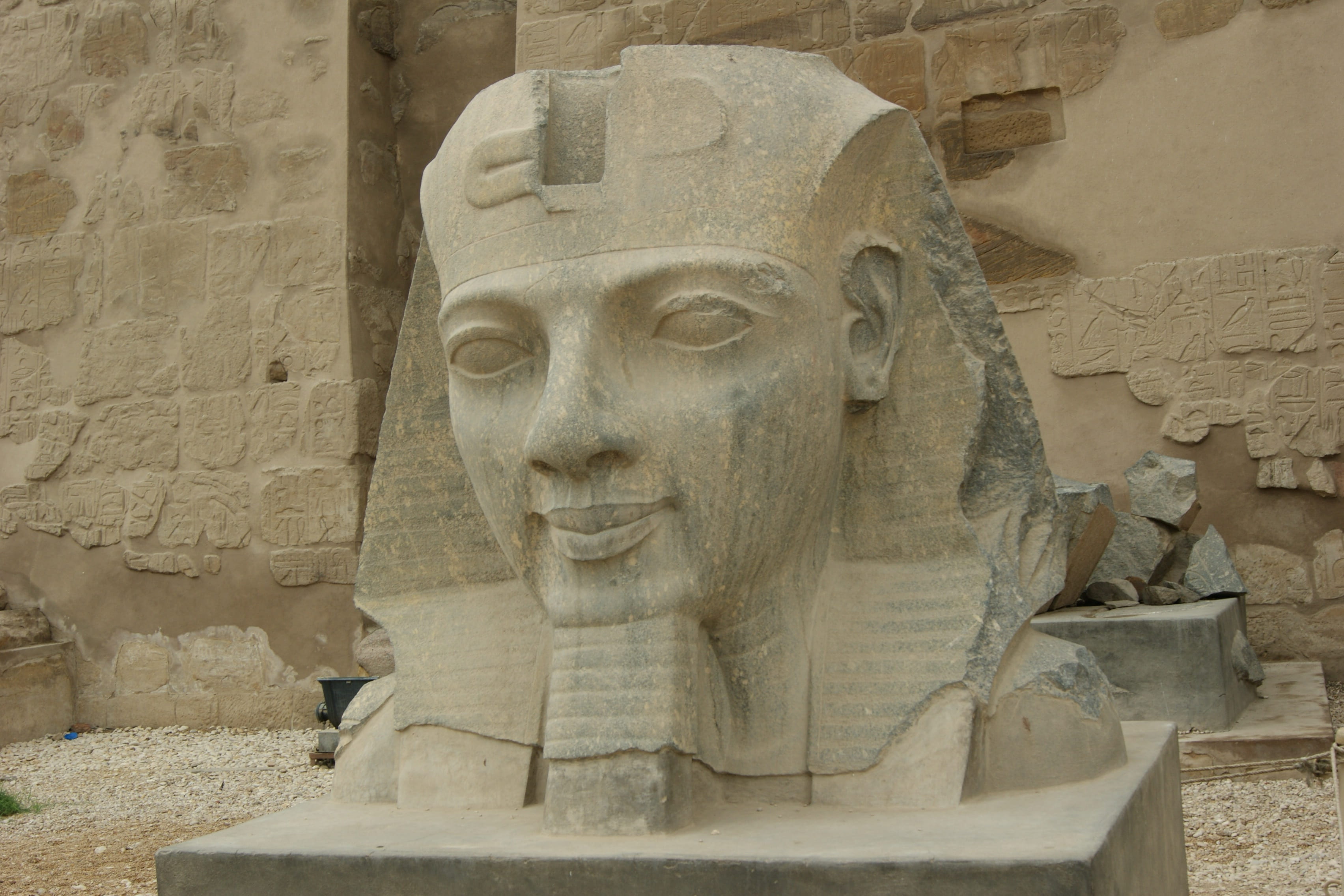 ancient, human representation, stone material, craft, history, solid, no people, old ruin, ancient civilization, egypt, karnak, archaeology, ruined, creativity, HD Wallpaper