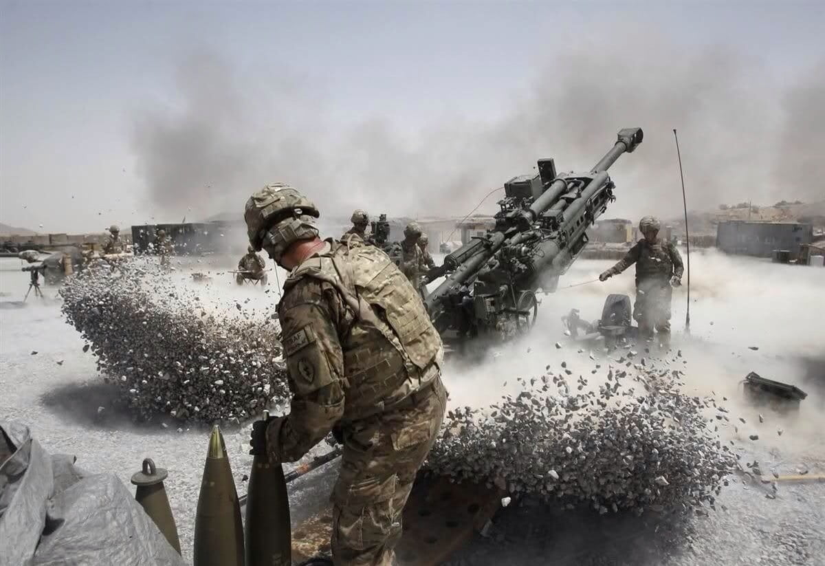 gun, standing, uniform, armed forces, military uniform, water, military, aggression, digital art, nature, 480P, weapon, day, holding, army soldier, outdoors, HD Wallpaper