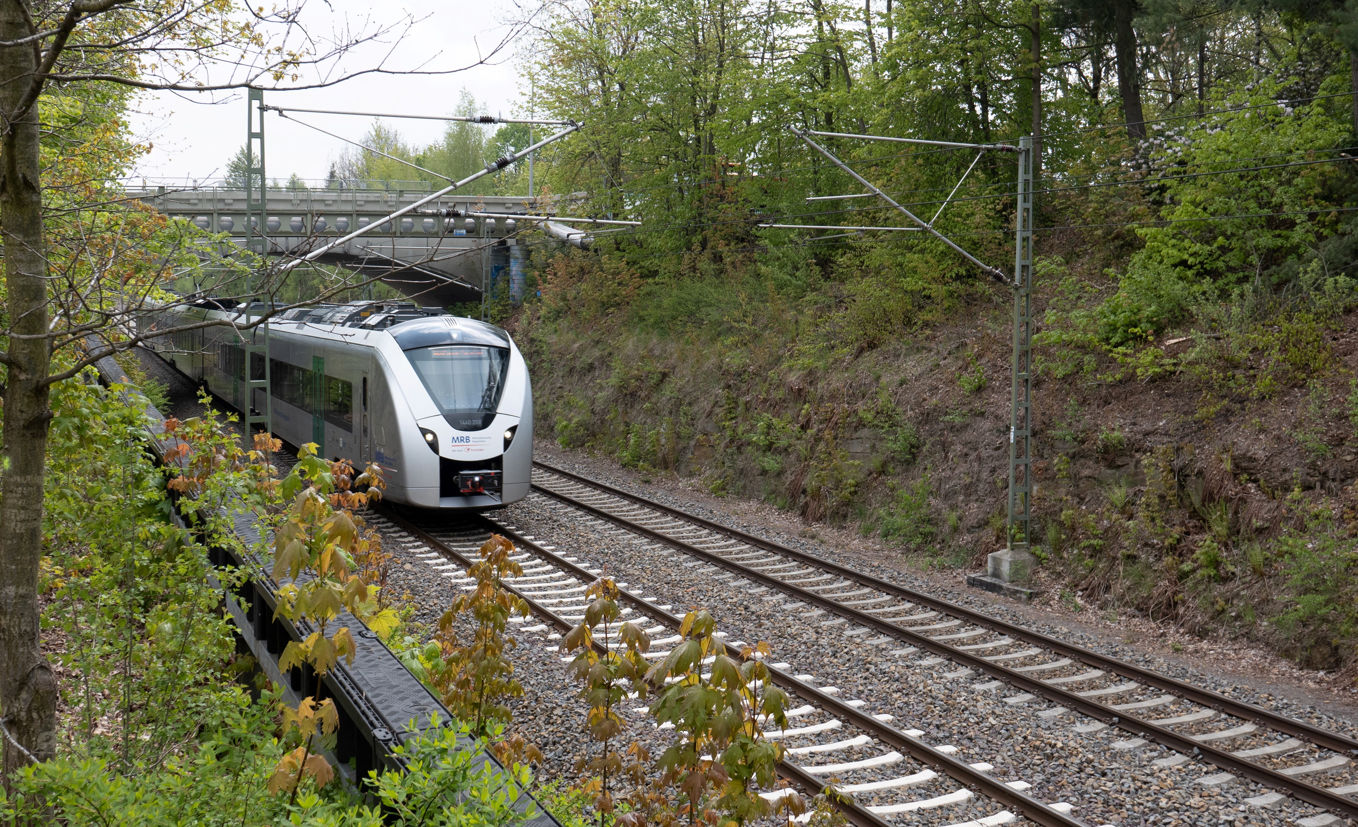 sachsen, vehicle, train track, rail, mode of transportation, railroad track, public transportation, streetcar, transportation, 4K, train - vehicle, germany, HD Wallpaper