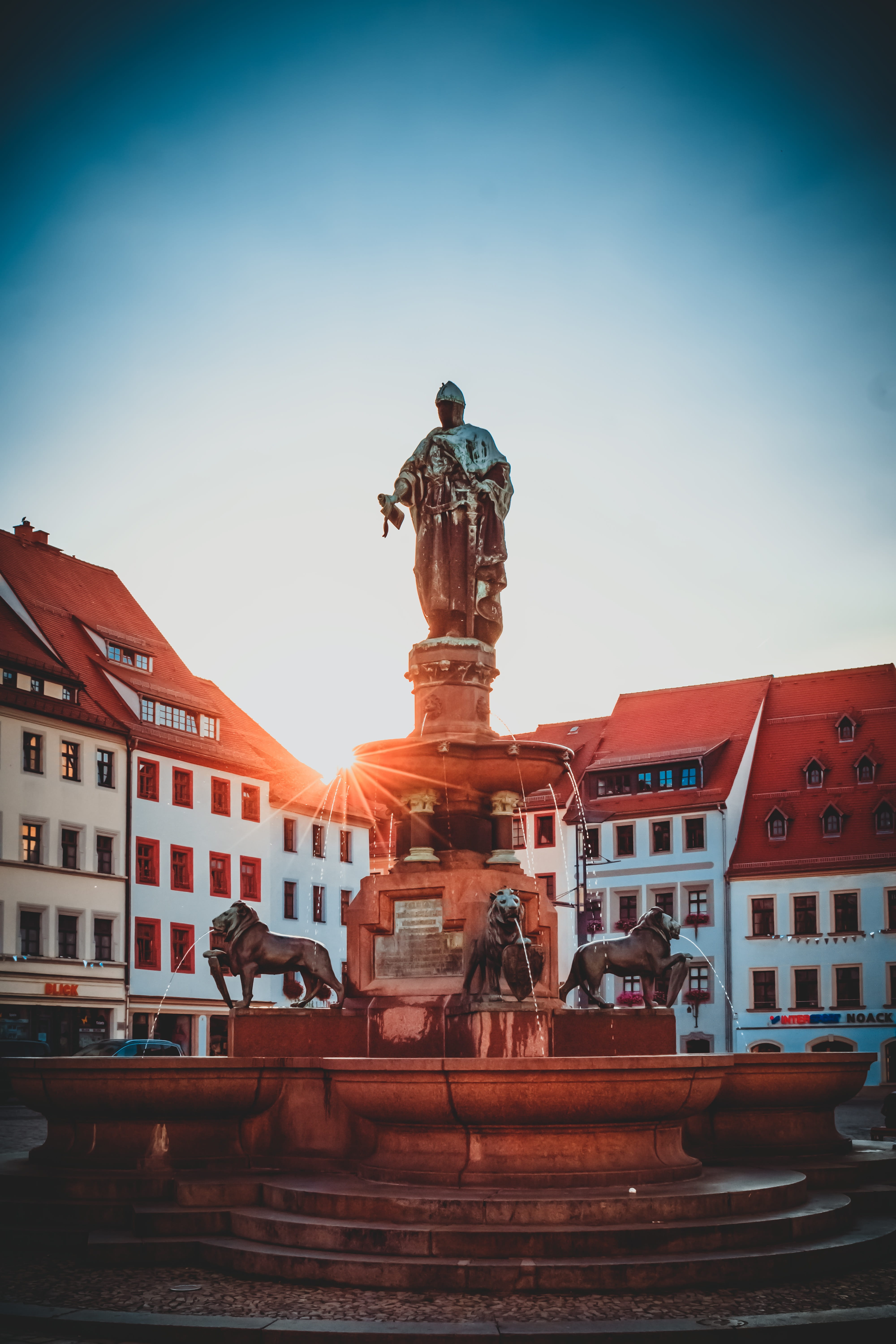 tourism, nature, saxony, backlighting, human representation, building, germany, day, places of interest, evening, historically, city, no people, upper market, Phone HD Wallpaper