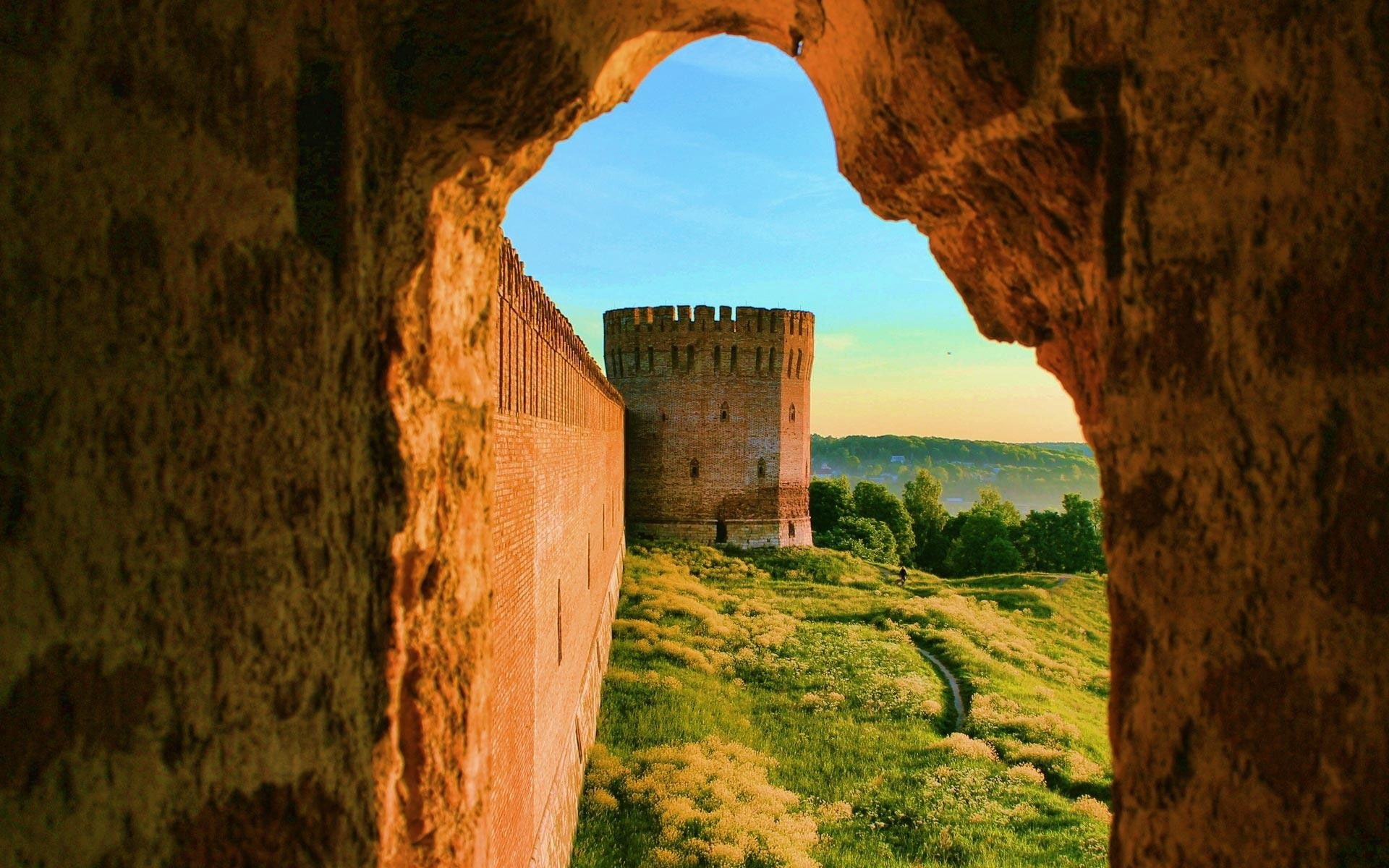 stones, middle ages, 1080P, spain, castle, HD Wallpaper