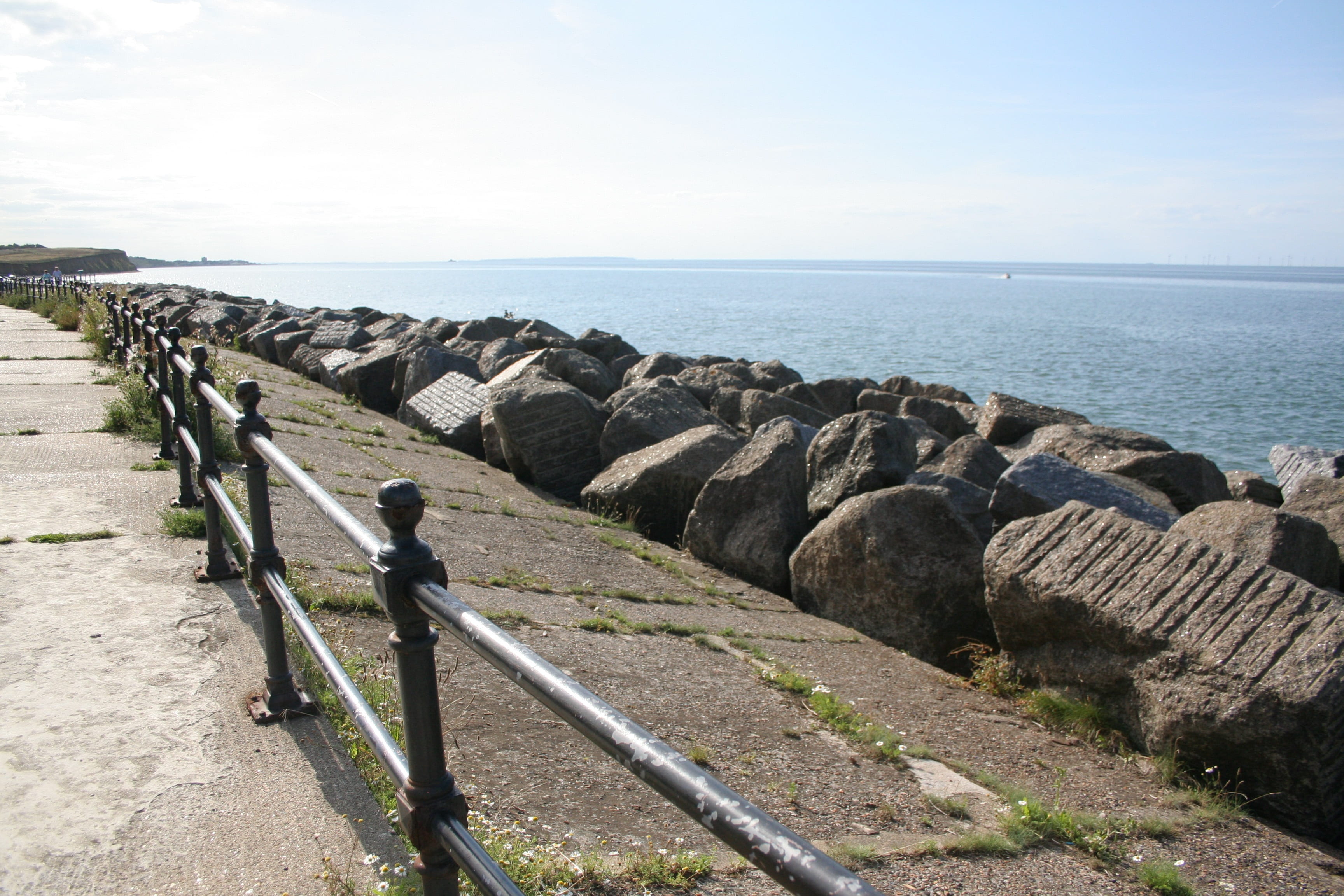 remains, rocks, seaside, history, real people, one person, solid, coastline, ruined, leisure activity, beach, day, reculver, 2K, stone wall, kent, english heritage, HD Wallpaper
