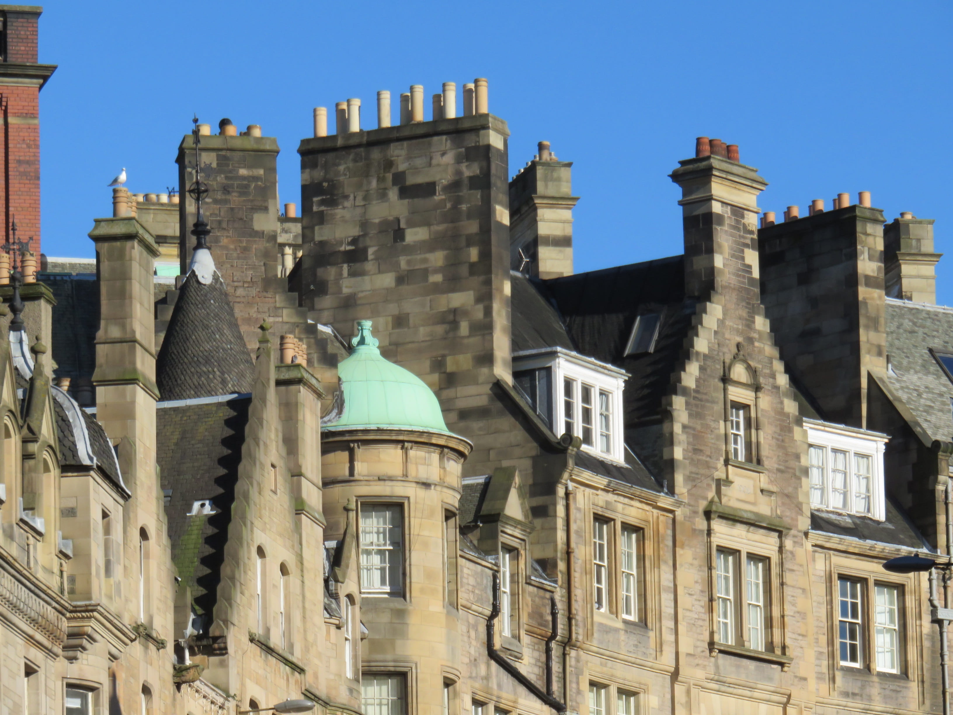 outdoors, uK, City, residential district, day, scottish, ancient, historic, europe, beautiful, Town, scotland, famous Place, architecture And Buildings, HD Wallpaper