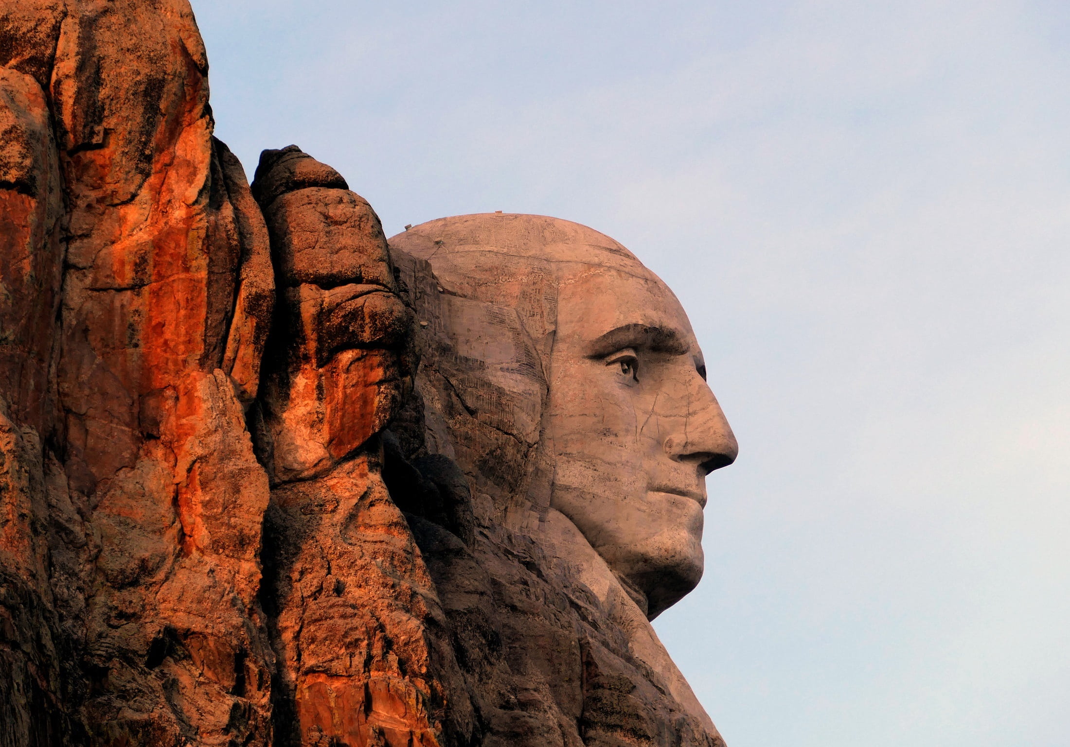 landscape, tourism, low angle view, nature, rock - object, 1080P, mount rushmore national memorial, south dakota, stone, day, creativity, sculpture, national, HD Wallpaper