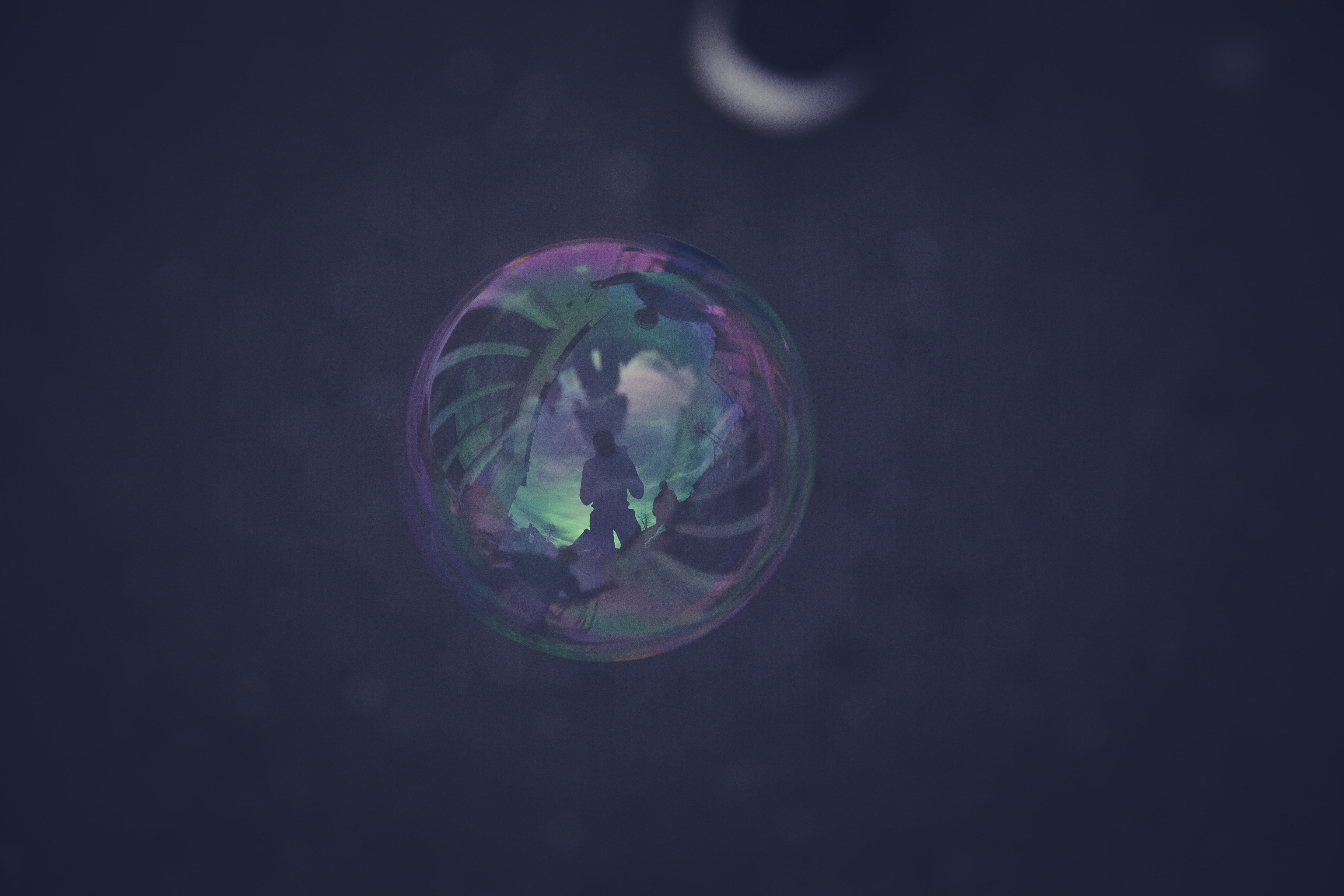 transparent, soap bubble, colorful, geometric shape, shape, flying, fly, selective, earth, circle, blow, mid-air, indoors, soap sud, airy, photography, HD Wallpaper