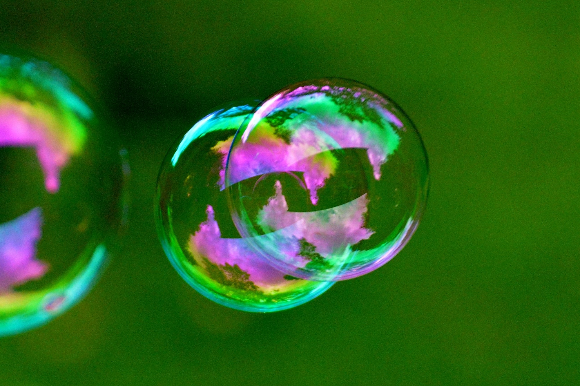 1080P, balls, indoors, green, fragility, no people, nature, bubble, vulnerability, shiny, soap Sud, focus on foreground, multi colored, design, sphere, HD Wallpaper