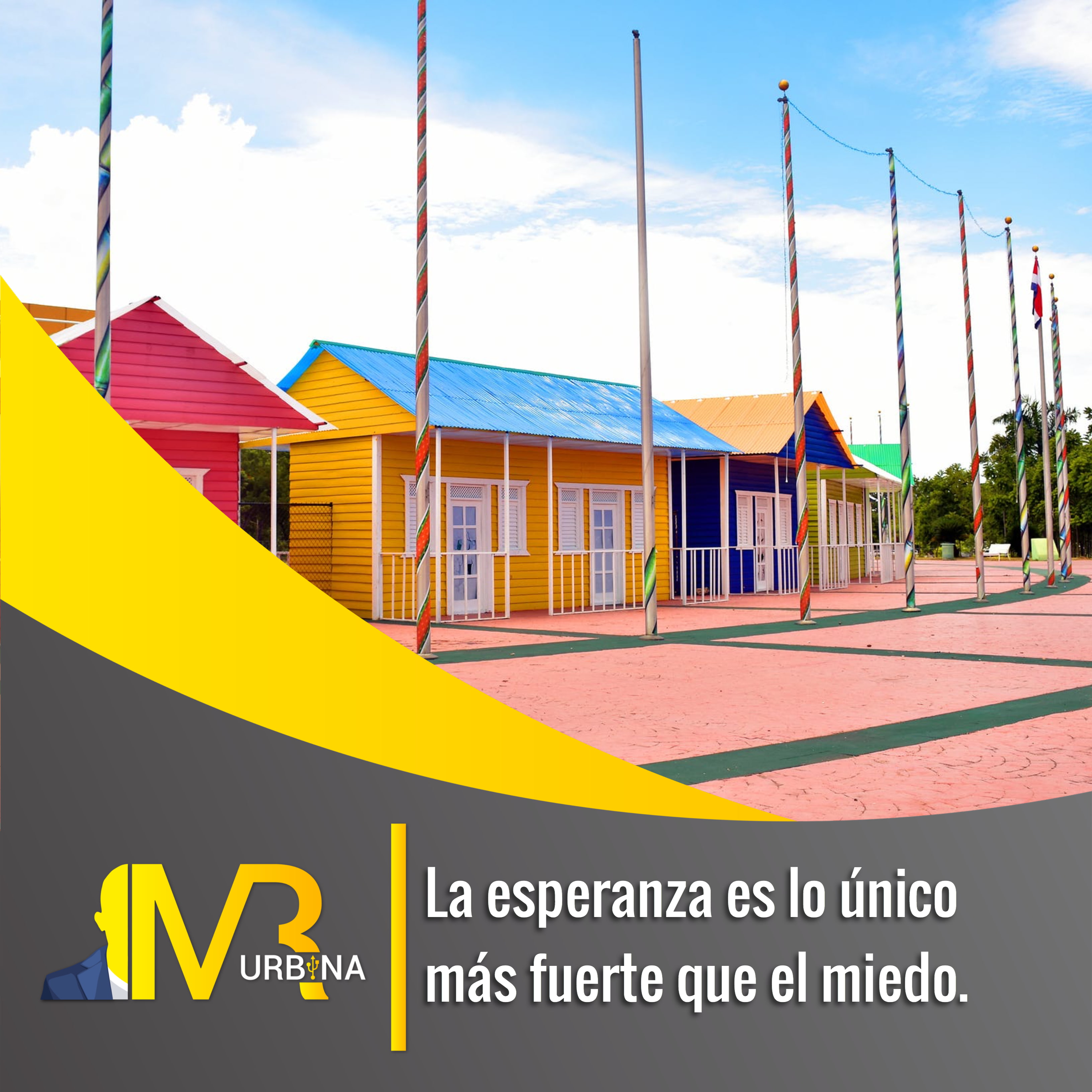 cloud - sky, sunlight, sign, reflexiones, 2K, text, urbina, city, day, no people, flag, sky, yellow, building exterior, outdoors, building, house, built structure, Phone HD Wallpaper