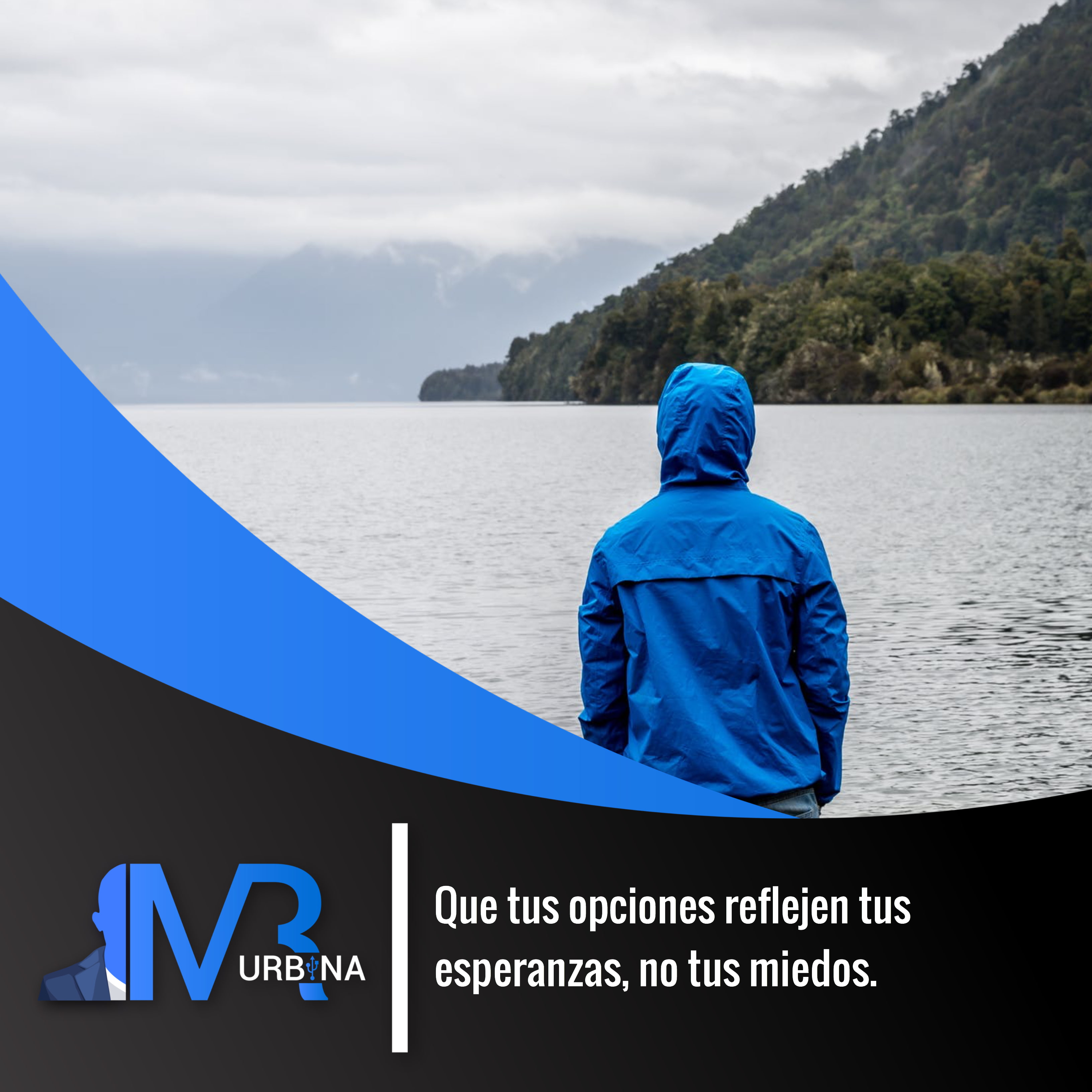 text, one person, outdoors, water, urbina, lifestyles, day, clothing, mountain, hood, rear view, nature, communication, real people, 2K, hood - clothing, Phone HD Wallpaper