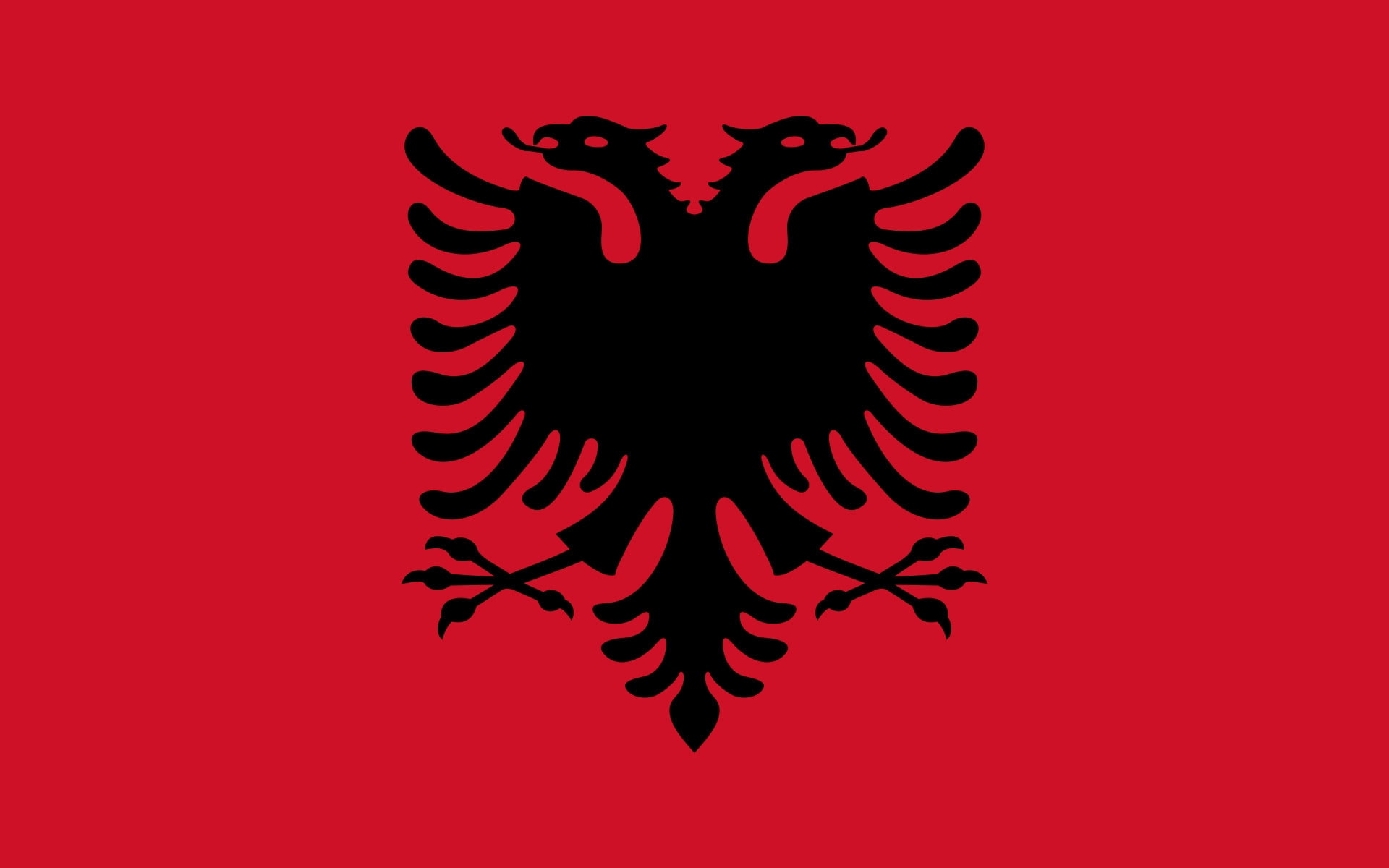 background, 1080P, flag, albania, HD Wallpaper