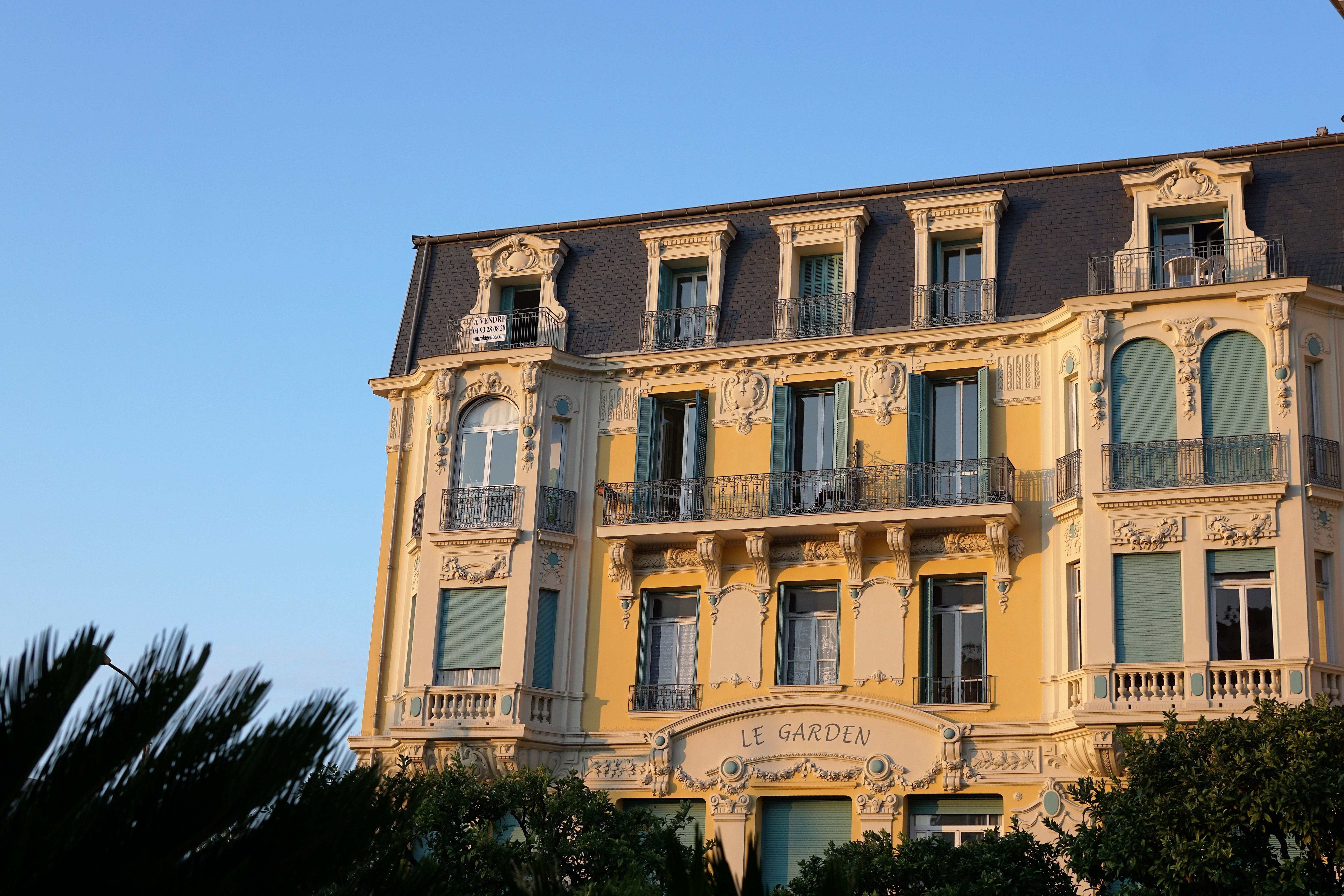 history, côte d  azur, away, home, building, palm trees, the past, nature, window, riviera, outdoors, premium, extra, 5K, homes, plant, mediterranean, HD Wallpaper
