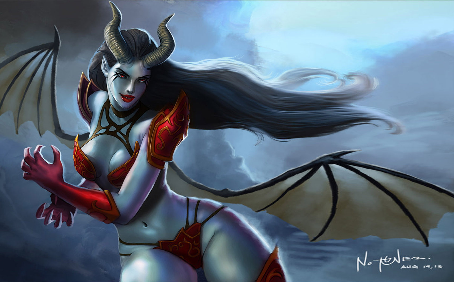  pain, video, art, game, 1080P, deviant, desktop, dota, queen, hearts, HD Wallpaper