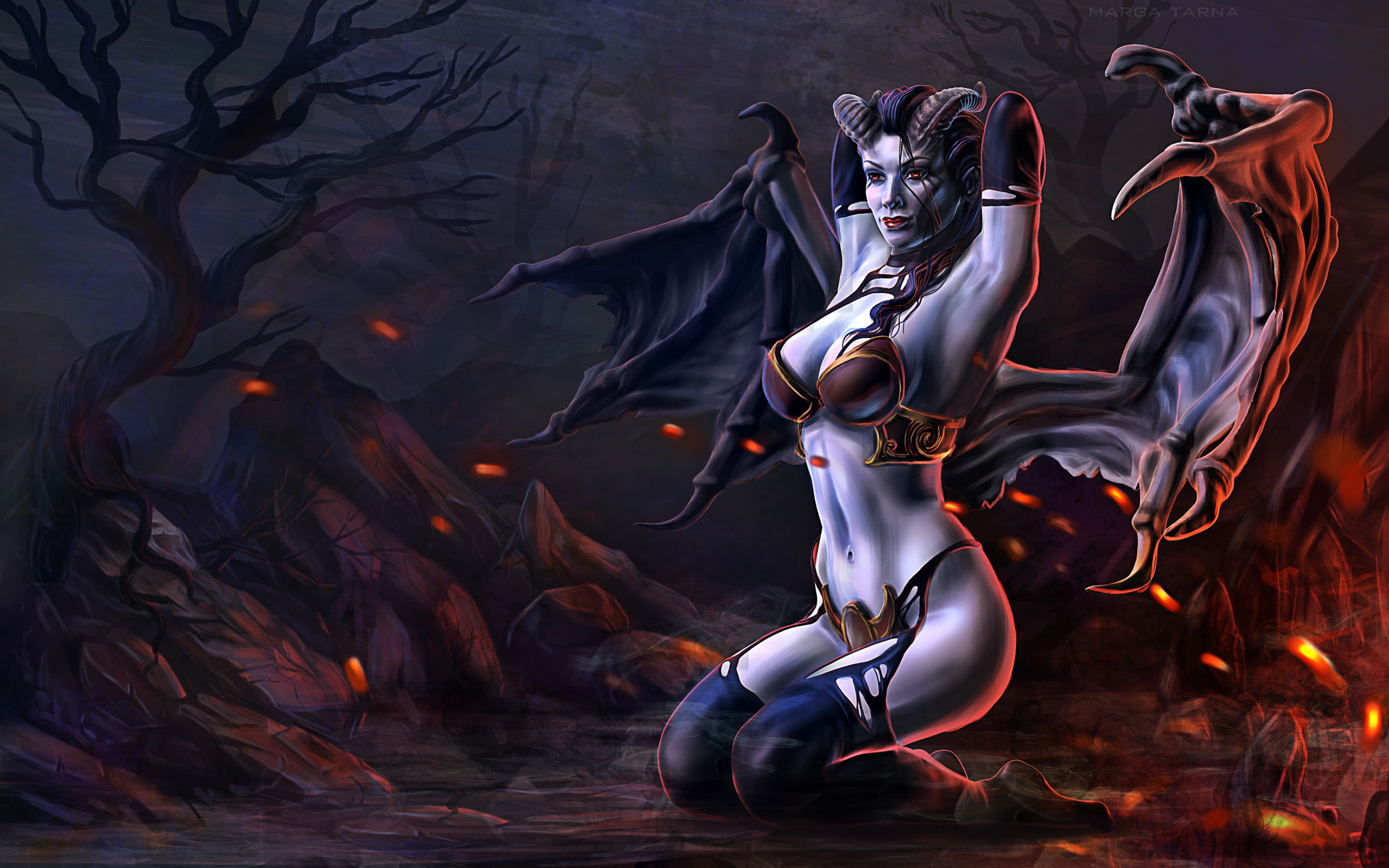 dota, queen, 2K, hd, desktop, pain, HD Wallpaper