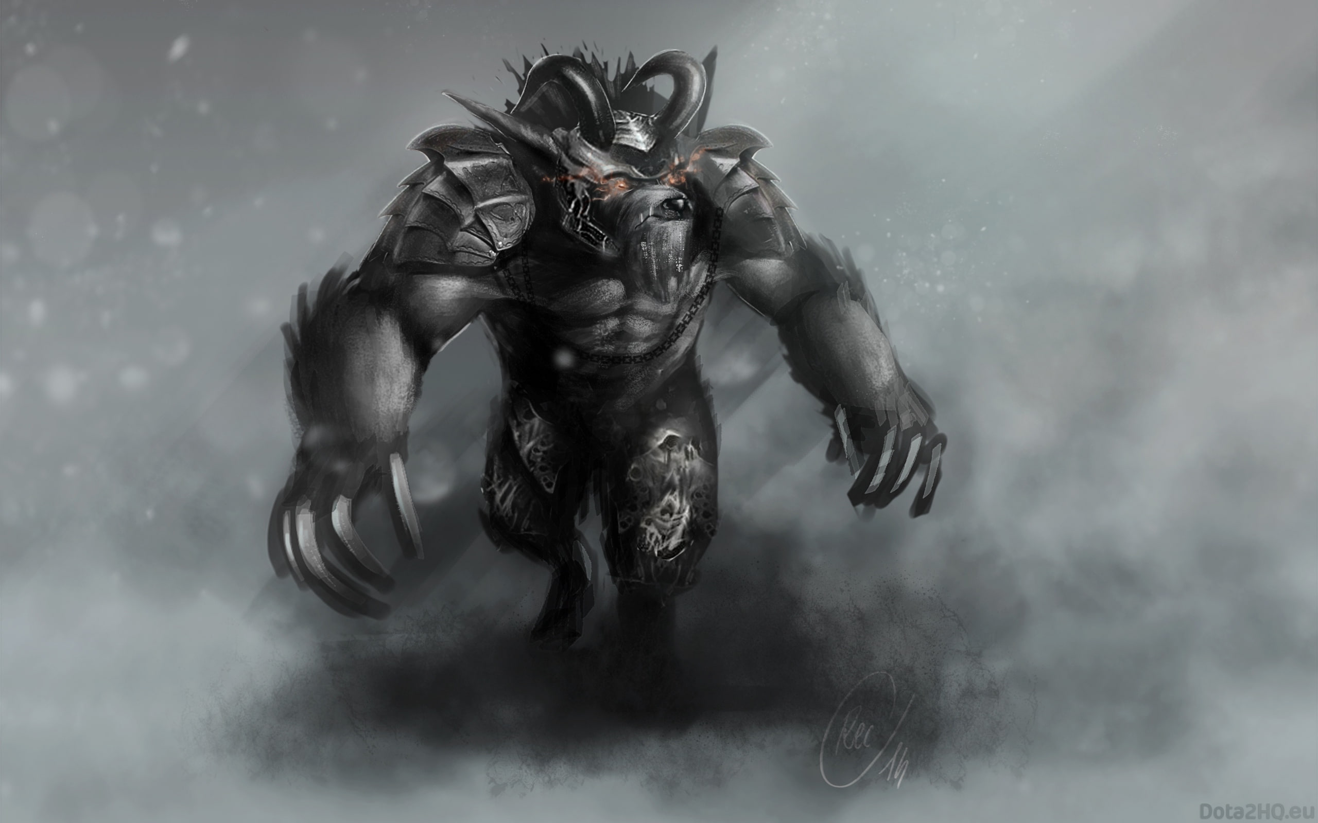 ulfsaar, dota 2, 2K, ursa warrior, HD Wallpaper