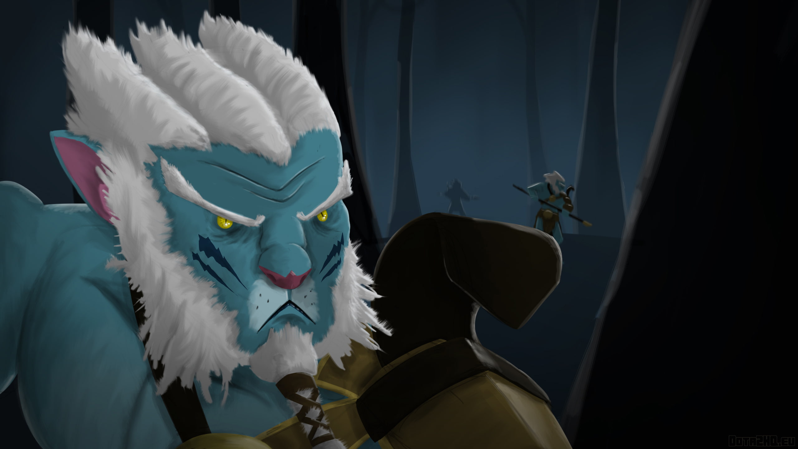 2K, phantom, dota, lancer, art, HD Wallpaper